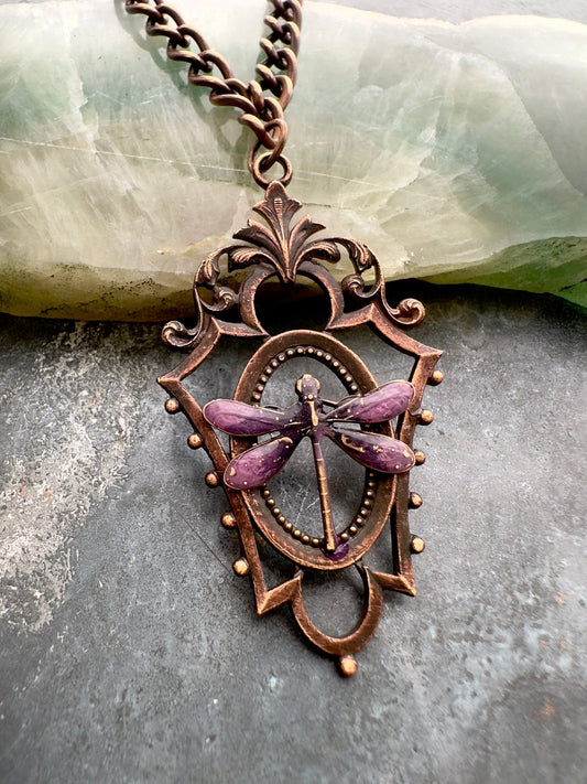 Dragonfly Princess Necklace Kit - Vintaj Idaho Design - 10/15/2025 - Vintaj Live Shop ID