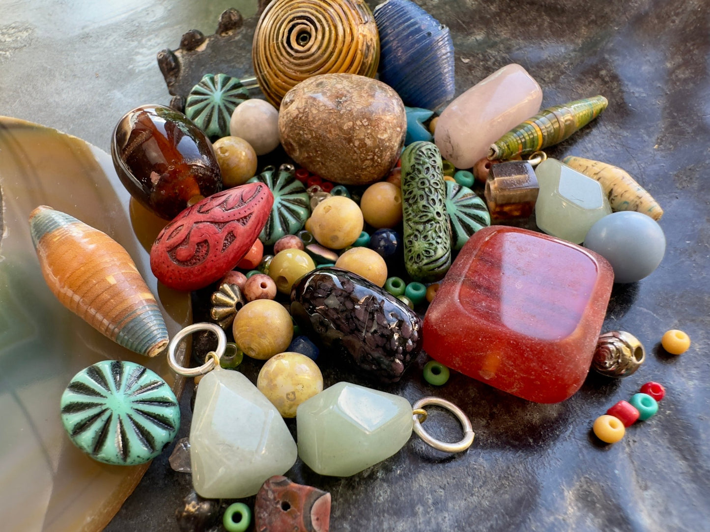 Earthen Enigma - Rustic Vintage Bead Mix - Idaho Vintaj Design - 10/9/2025 - Vintaj Live Shop ID