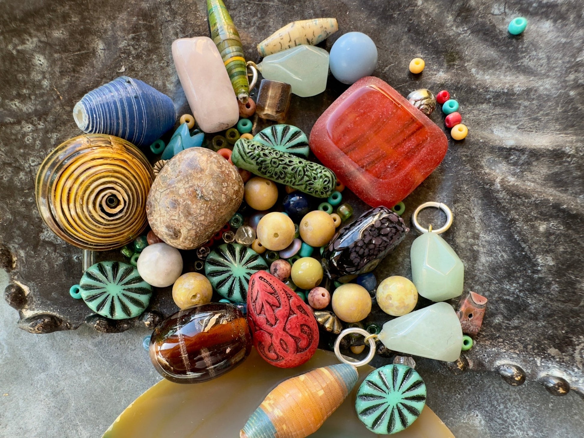 Earthen Enigma - Rustic Vintage Bead Mix - Idaho Vintaj Design - 10/9/2025 - Vintaj Live Shop ID