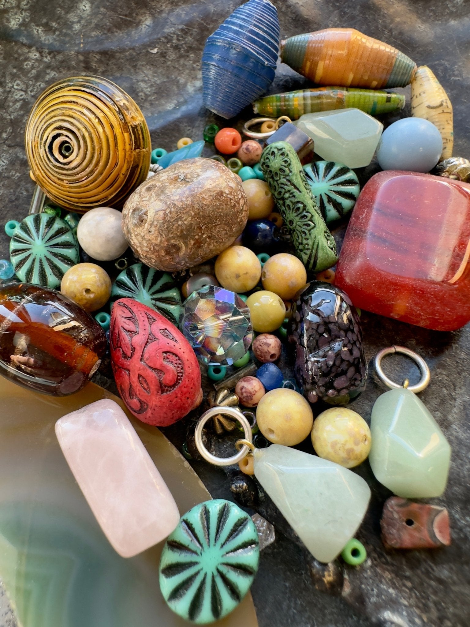 Earthen Enigma - Rustic Vintage Bead Mix - Idaho Vintaj Design - 10/9/2025 - Vintaj Live Shop ID