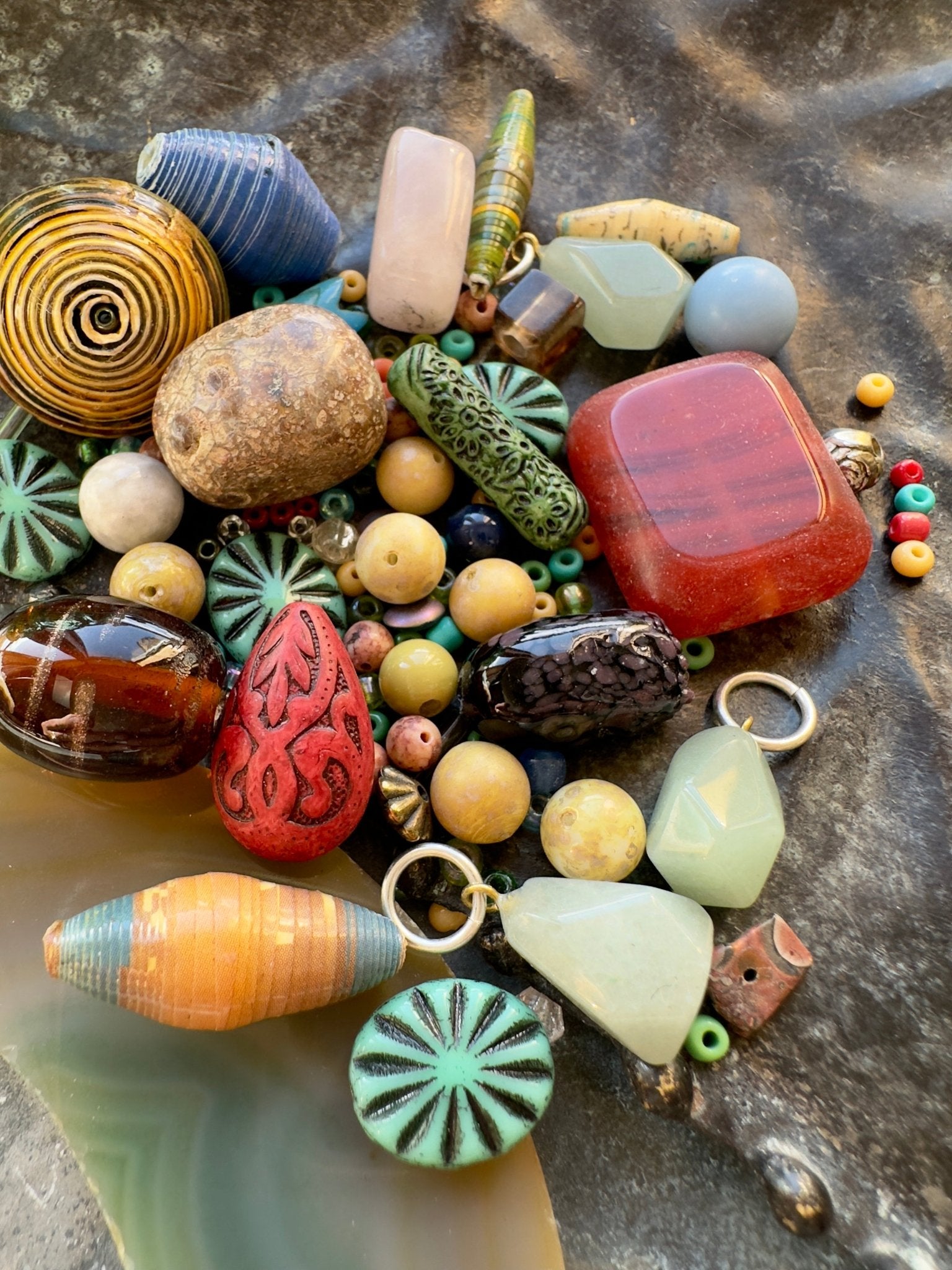 Earthen Enigma - Rustic Vintage Bead Mix - Idaho Vintaj Design - 10/9/2025 - Vintaj Live Shop ID