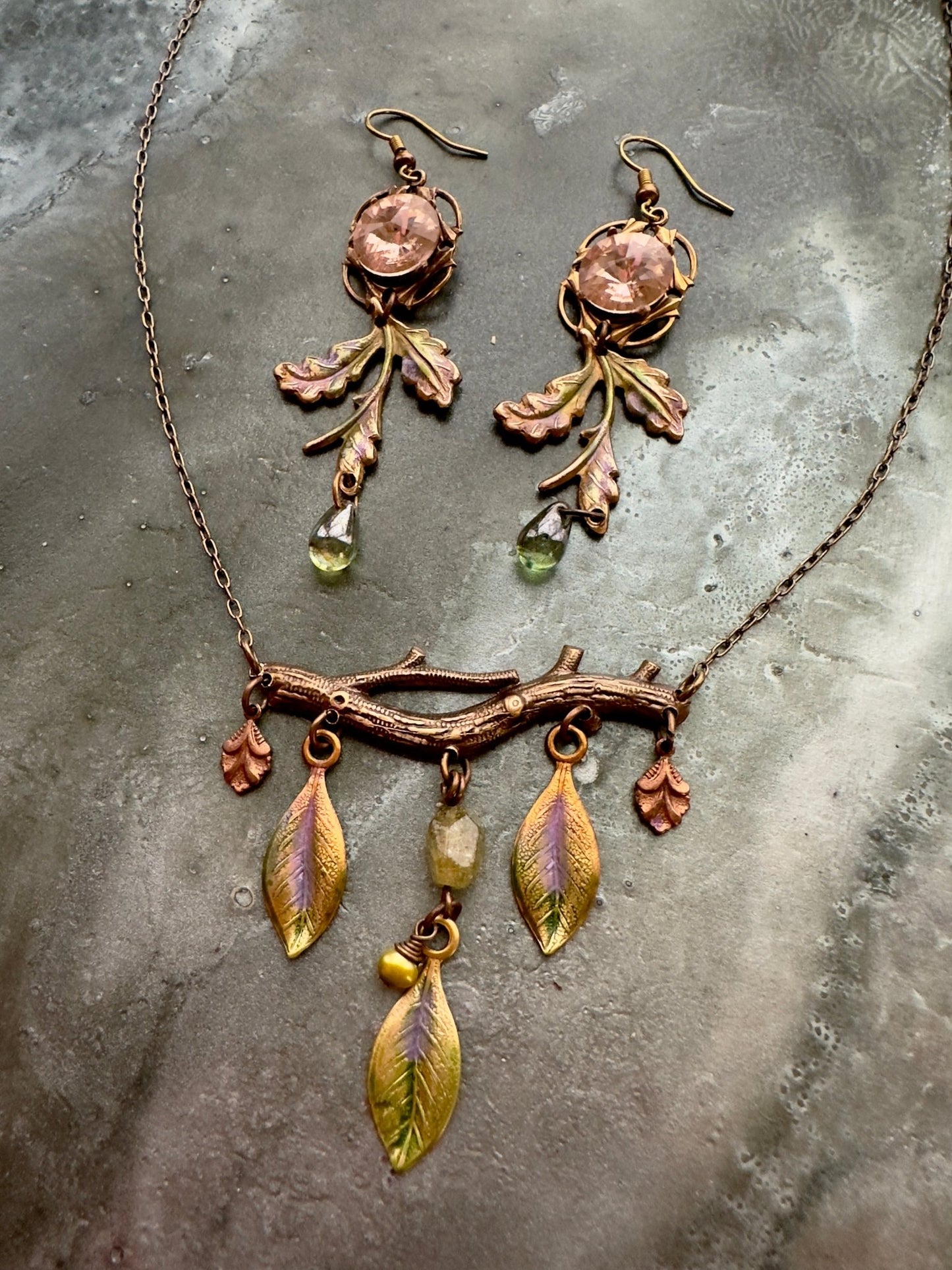 Enchanted Willow - Necklace & Earring Kit - Vintaj Idaho Design - 11/8/2025 - Vintaj Live Shop ID