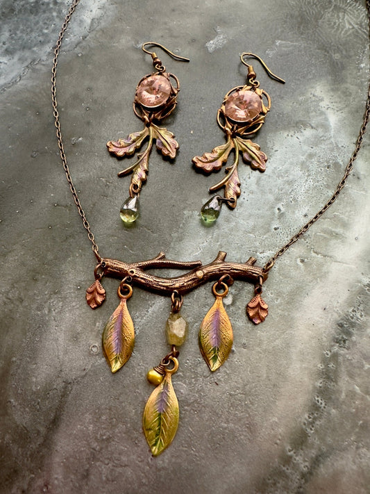 Enchanted Willow - Necklace & Earring Kit - Vintaj Idaho Design - 11/8/2025 - Vintaj Live Shop ID
