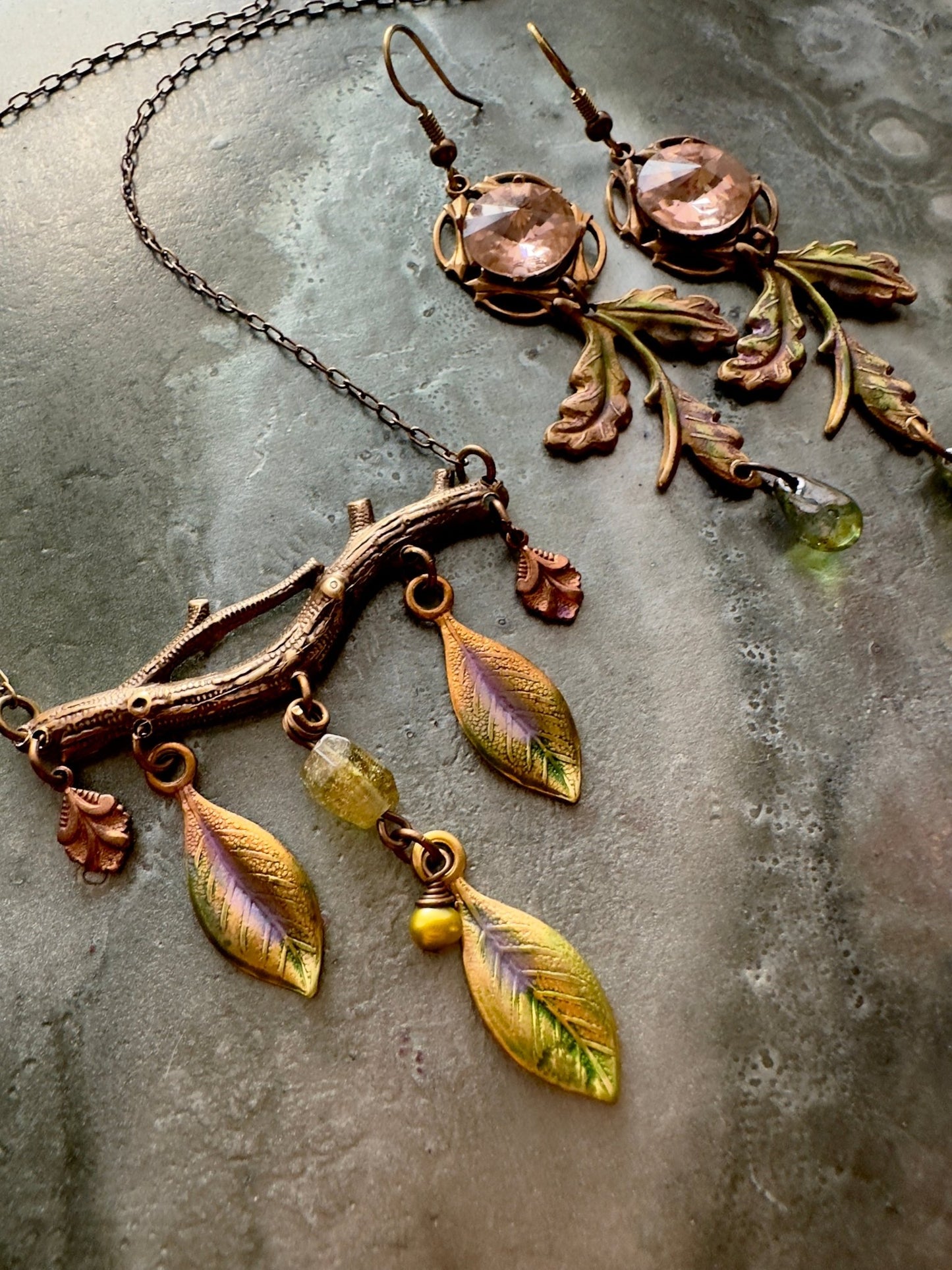 Enchanted Willow - Necklace & Earring Kit - Vintaj Idaho Design - 11/8/2025 - Vintaj Live Shop ID