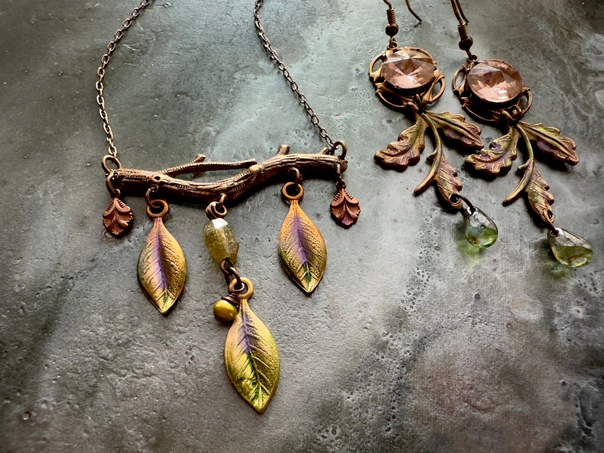 Enchanted Willow - Necklace & Earring Kit - Vintaj Idaho Design - 11/8/2025 - Vintaj Live Shop ID