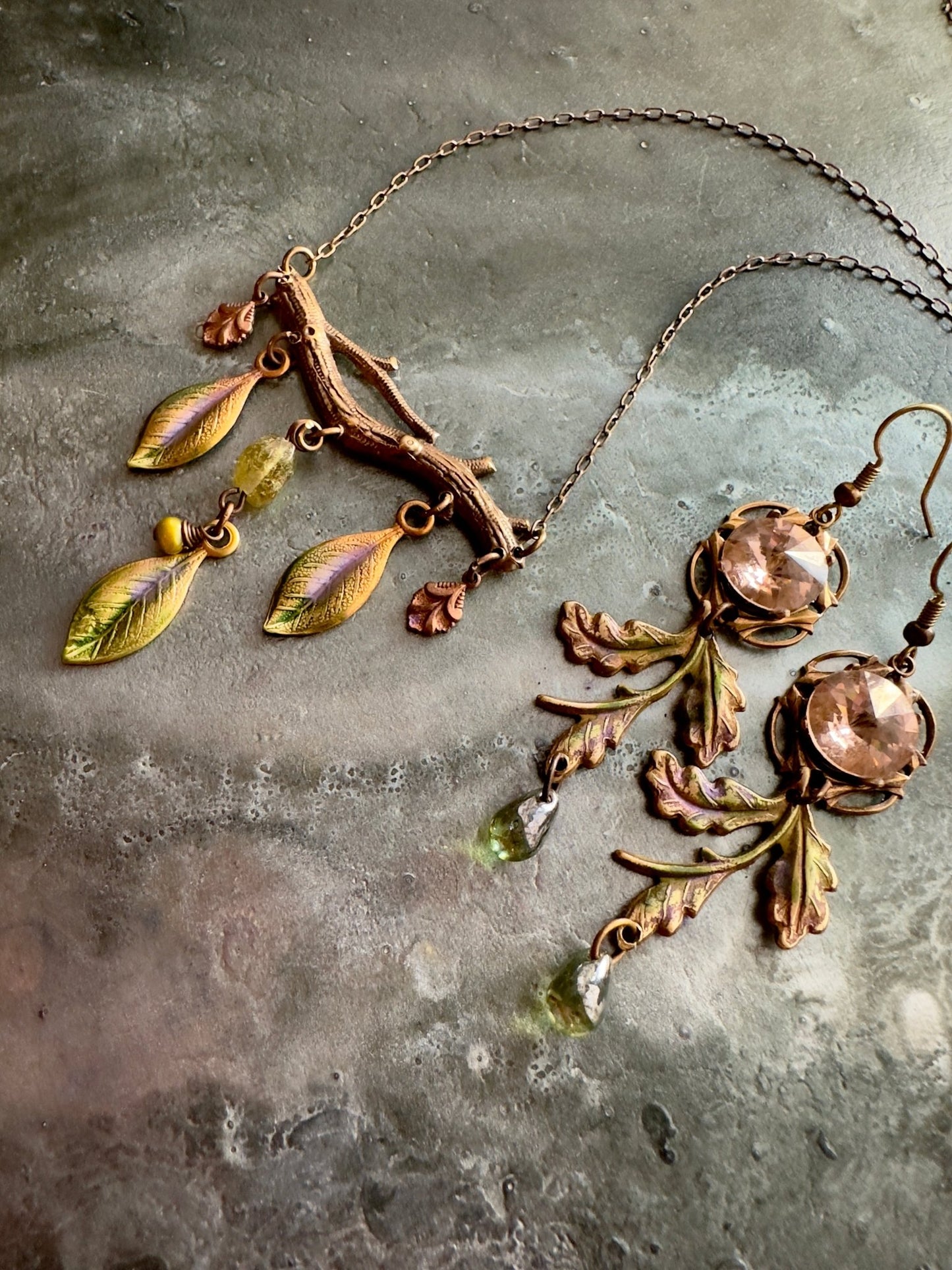 Enchanted Willow - Necklace & Earring Kit - Vintaj Idaho Design - 11/8/2025 - Vintaj Live Shop ID