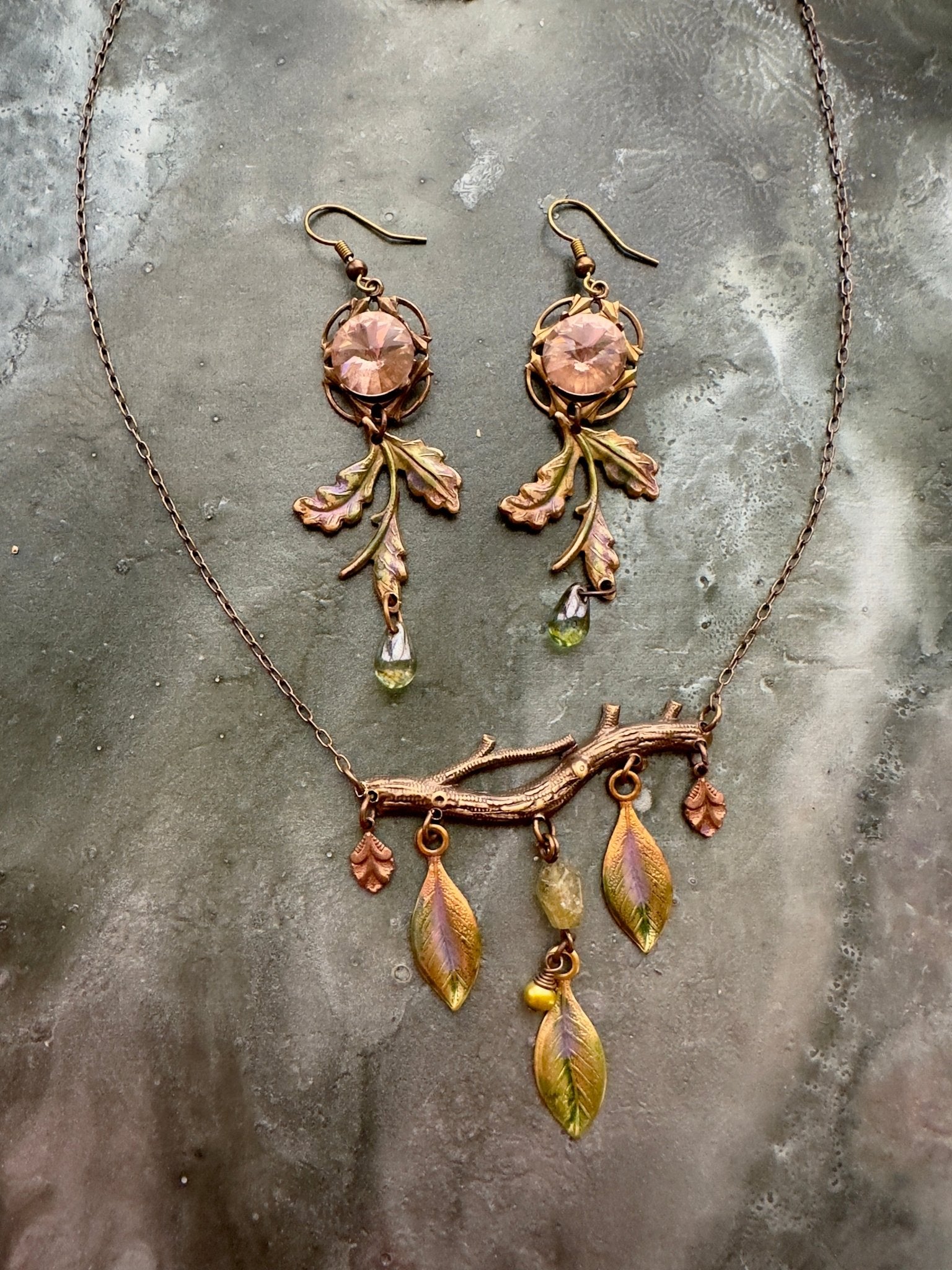 Enchanted Willow - Necklace & Earring Kit - Vintaj Idaho Design - 11/8/2025 - Vintaj Live Shop ID