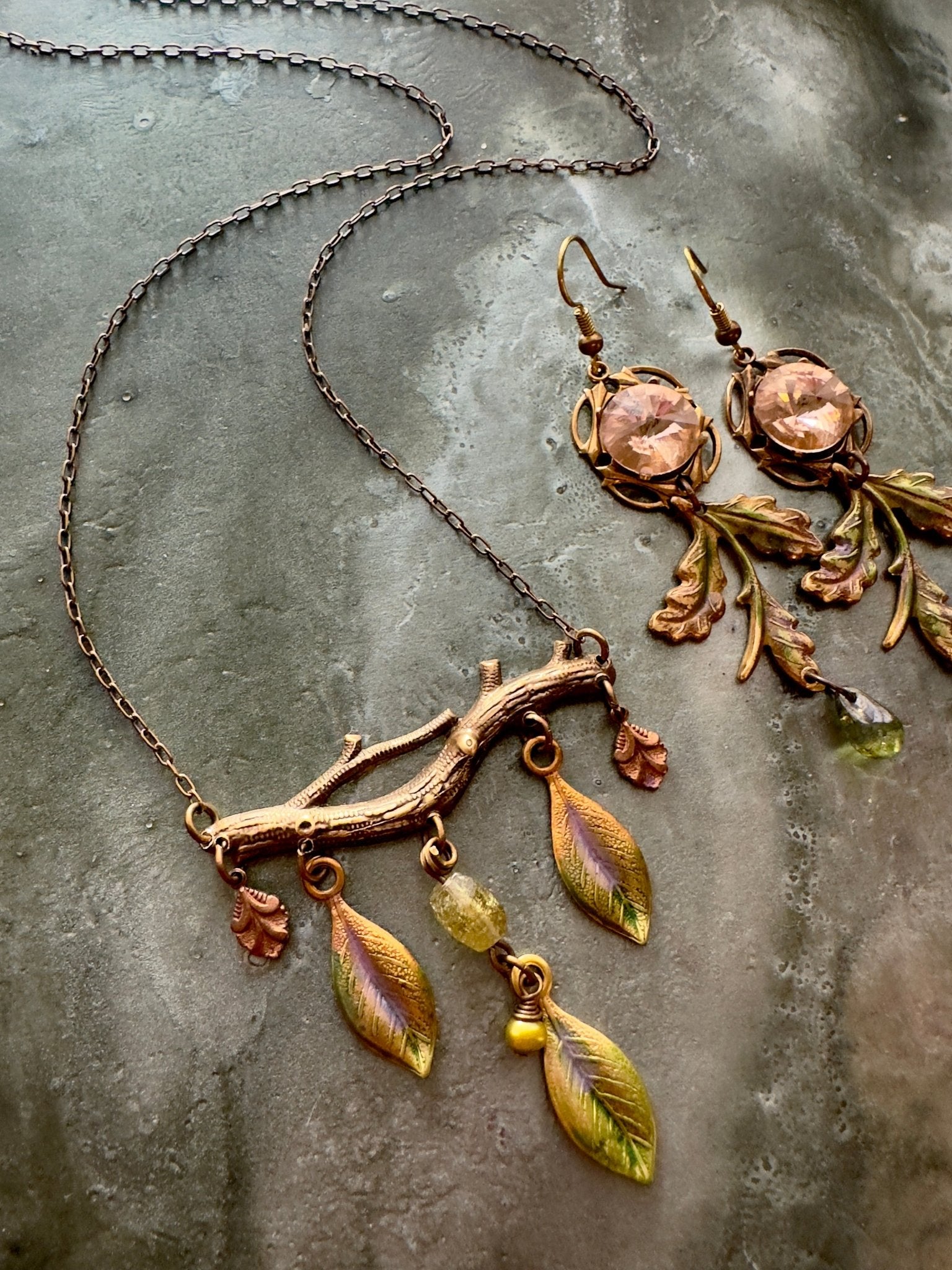 Enchanted Willow - Necklace & Earring Kit - Vintaj Idaho Design - 11/8/2025 - Vintaj Live Shop ID