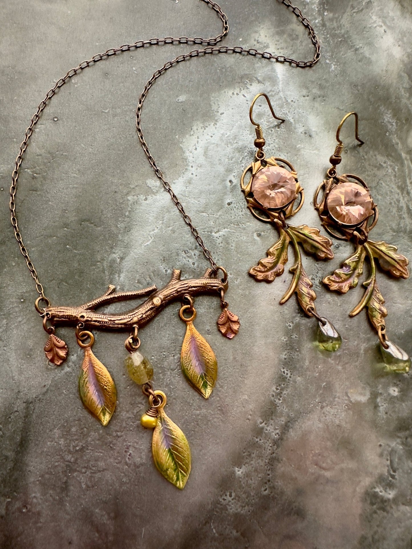 Enchanted Willow - Necklace & Earring Kit - Vintaj Idaho Design - 11/8/2025 - Vintaj Live Shop ID