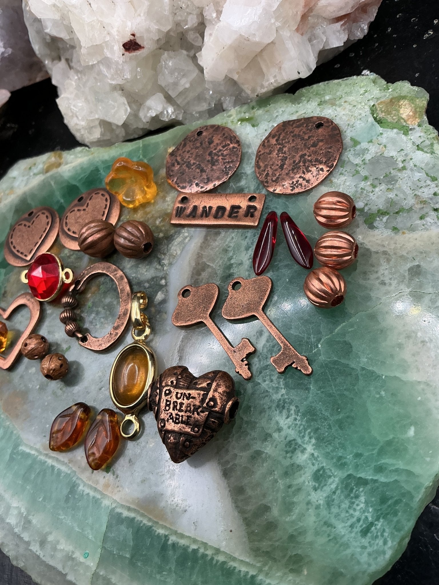 Fairy Fire Copper & Vintage Bead - Jewelry Inspo Pack - VLS Idaho - 5/28/26 - Vintaj Live Shop ID
