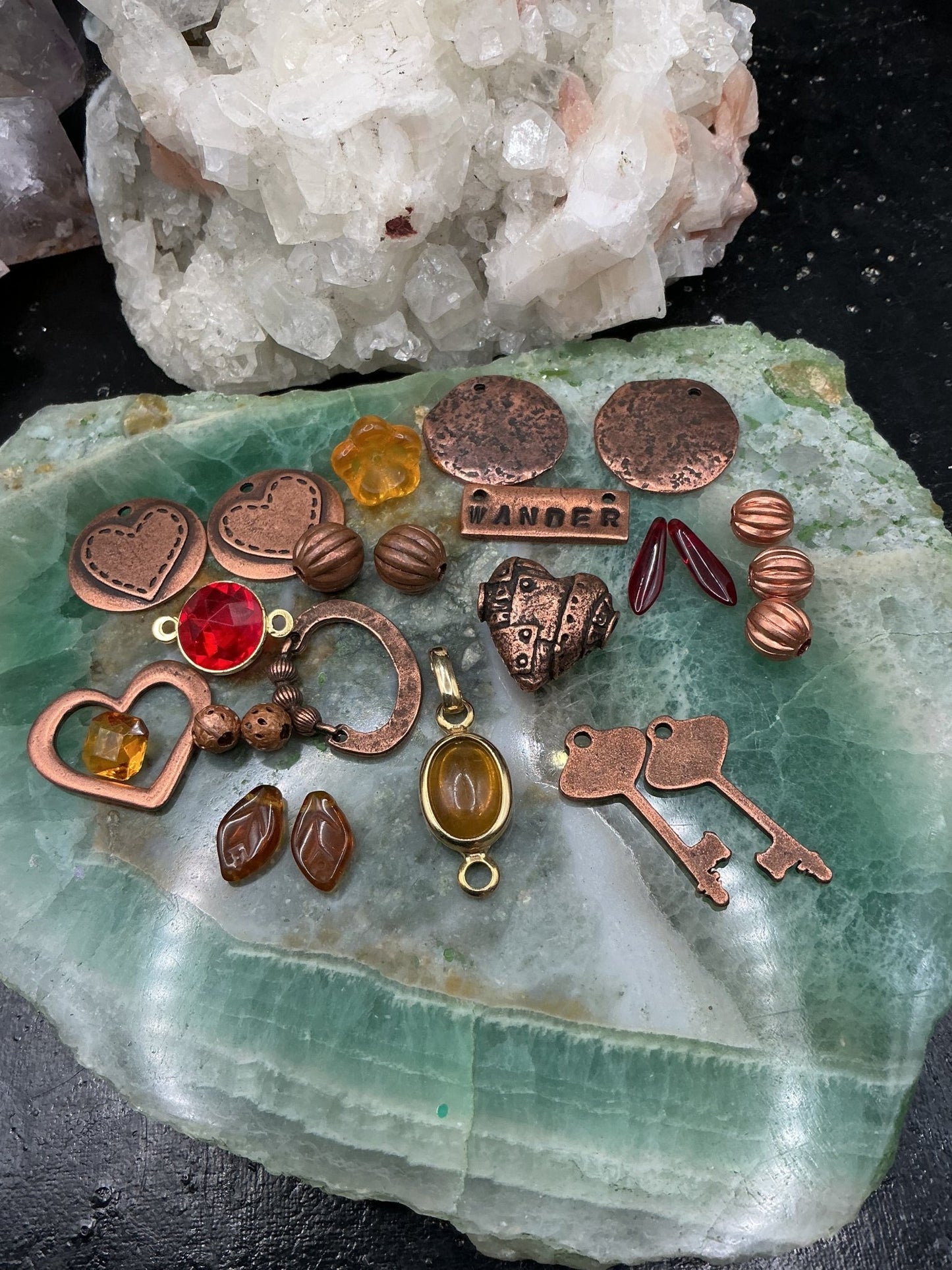Fairy Fire Copper & Vintage Bead - Jewelry Inspo Pack - VLS Idaho - 5/28/26 - Vintaj Live Shop ID