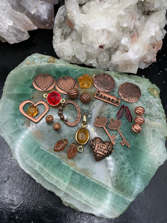 Fairy Fire Copper & Vintage Bead - Jewelry Inspo Pack - VLS Idaho - 5/28/26 - Vintaj Live Shop ID