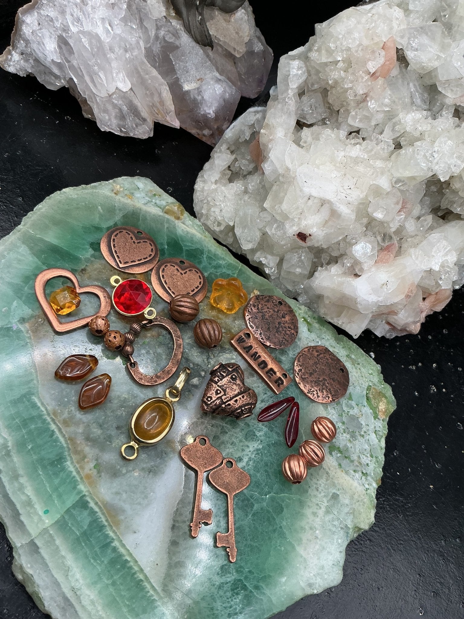 Fairy Fire Copper & Vintage Bead - Jewelry Inspo Pack - VLS Idaho - 5/28/26 - Vintaj Live Shop ID