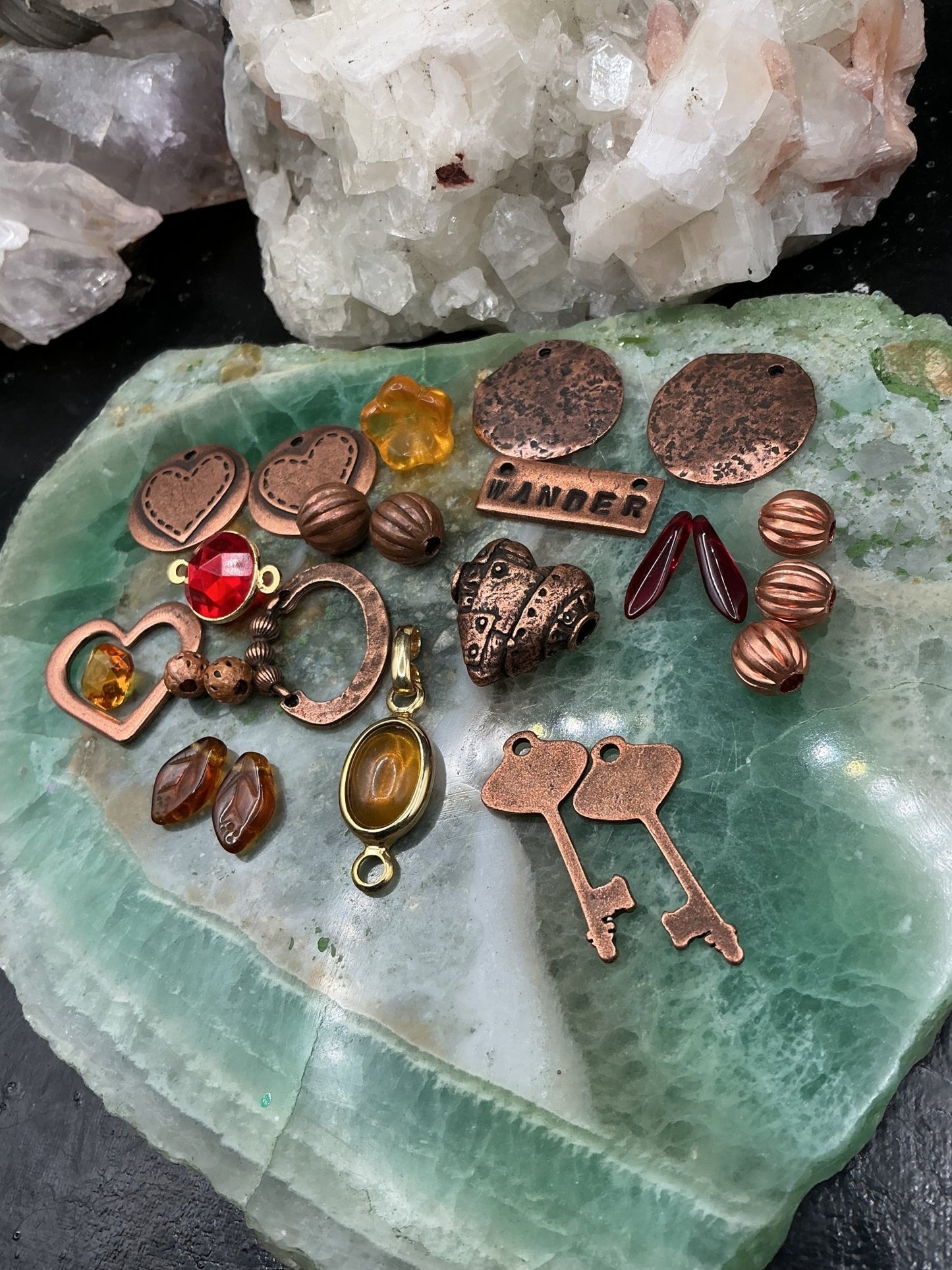 Fairy Fire Copper & Vintage Bead - Jewelry Inspo Pack - VLS Idaho - 5/28/26 - Vintaj Live Shop ID