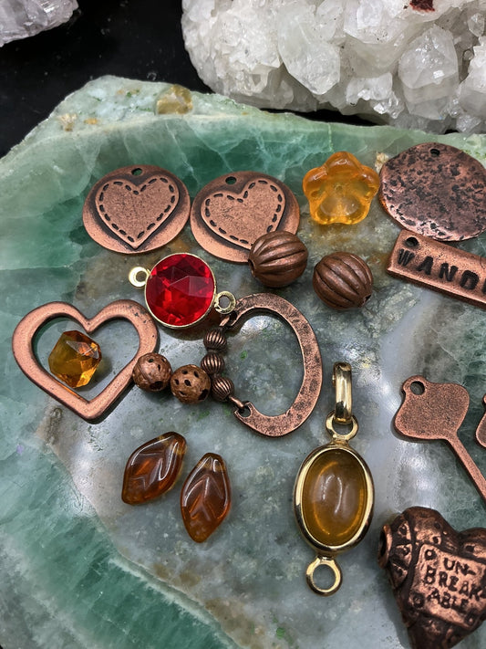 Fairy Fire Copper & Vintage Bead - Jewelry Inspo Pack - VLS Idaho - 5/28/26 - Vintaj Live Shop ID