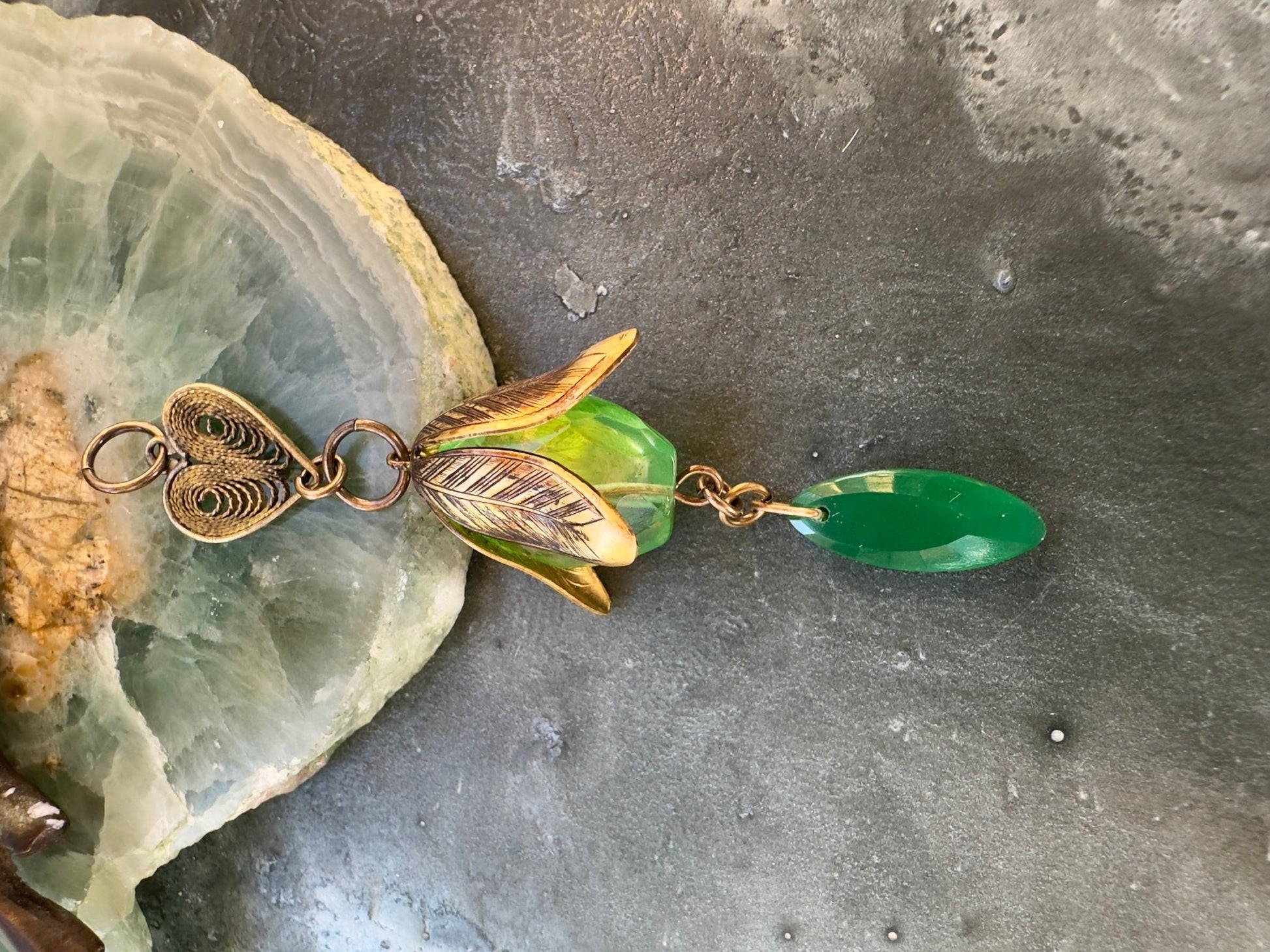 Ferned Heart - Vintage Pendant Kit - Vintaj Idaho Design - 10/29/2025 - Vintaj Live Shop ID
