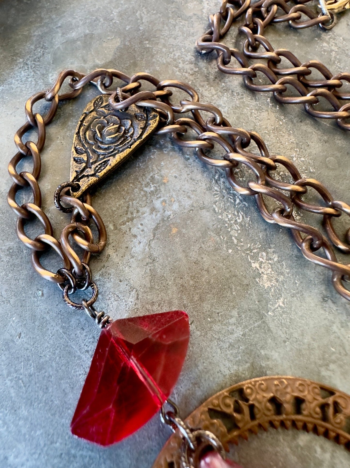 Fire Bloom - Necklace Kit - Vintaj Idaho Design - 7/30/2025 - Vintaj Live Shop ID