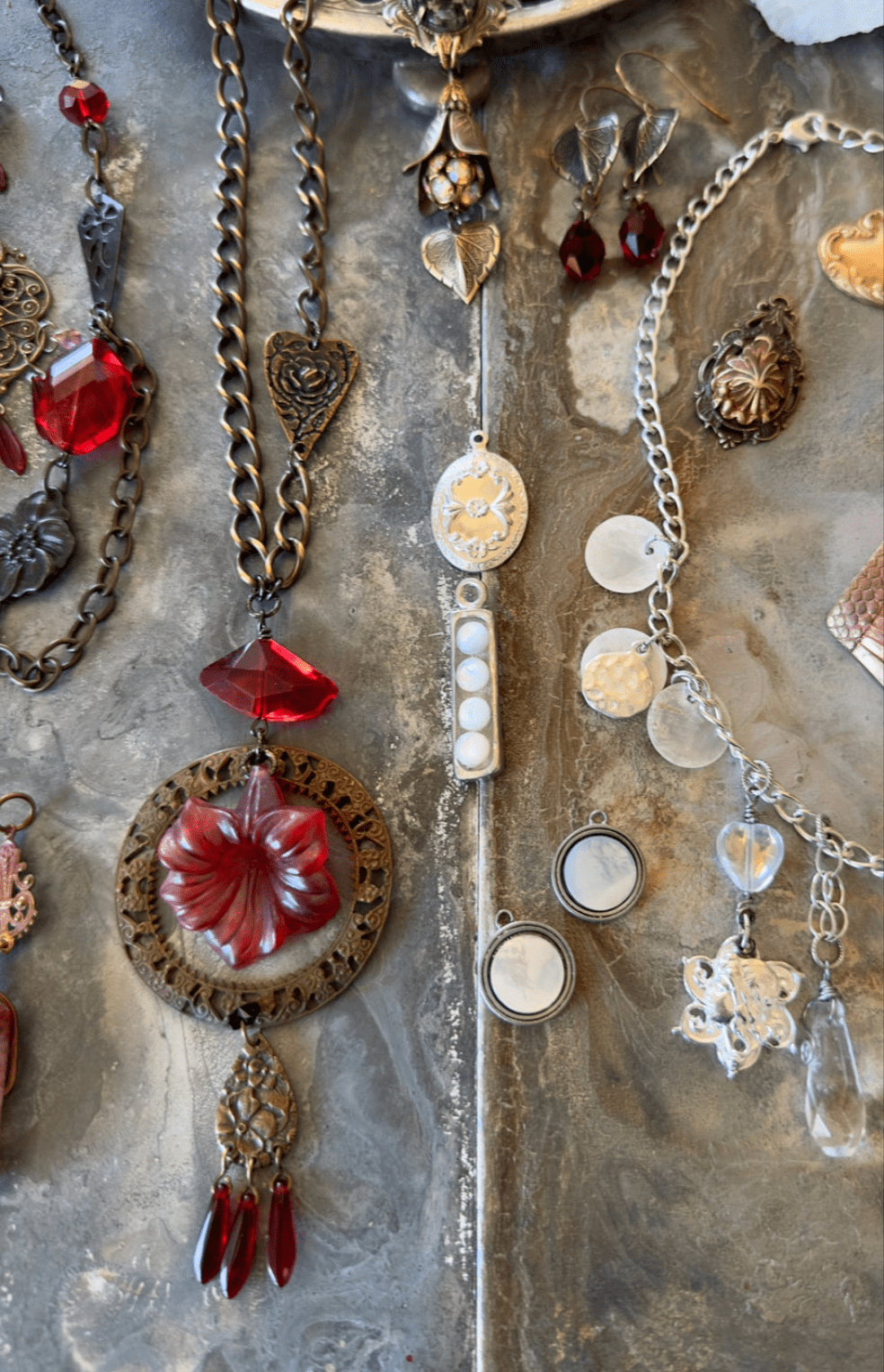 Fire Bloom - Necklace Kit - Vintaj Idaho Design - 7/30/2025 - Vintaj Live Shop ID