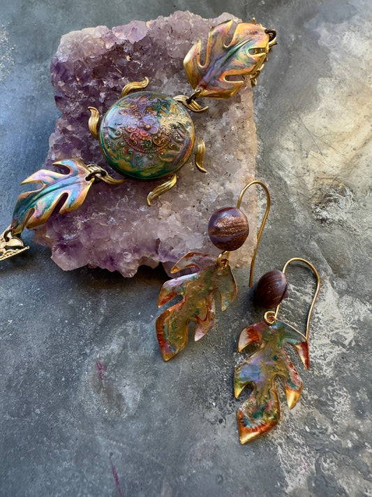 Gilded Dryad - Bracelet & Earring Kit - Vintaj Idaho Design - 9/24/2025 - Vintaj Live Shop ID