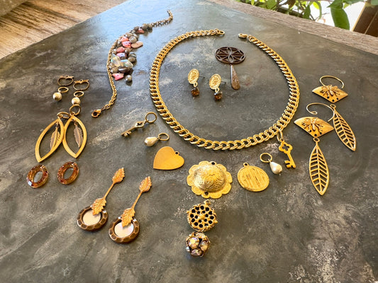 Golden Melange - 14K Plt Designer Deluxe Mix - 5/23/2025 - Vintaj Live Shop ID