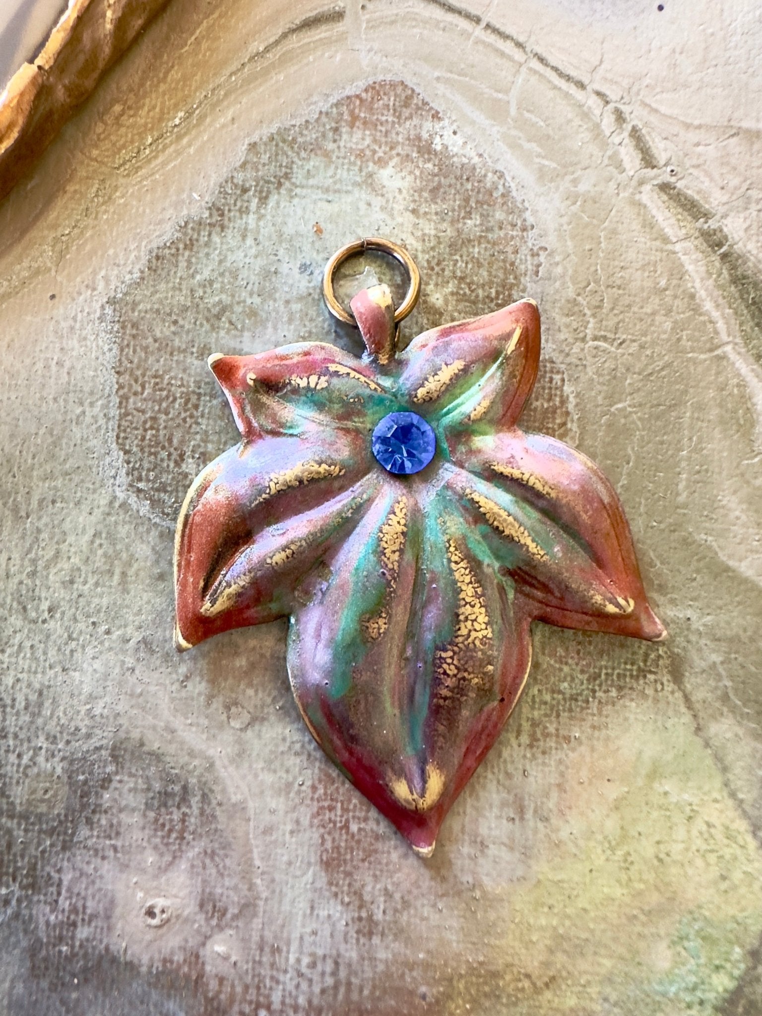 Hand Cold - Enameled Wind Dance Pendant - Vintaj Idaho Design - 7/26/2025 - Vintaj Live Shop ID