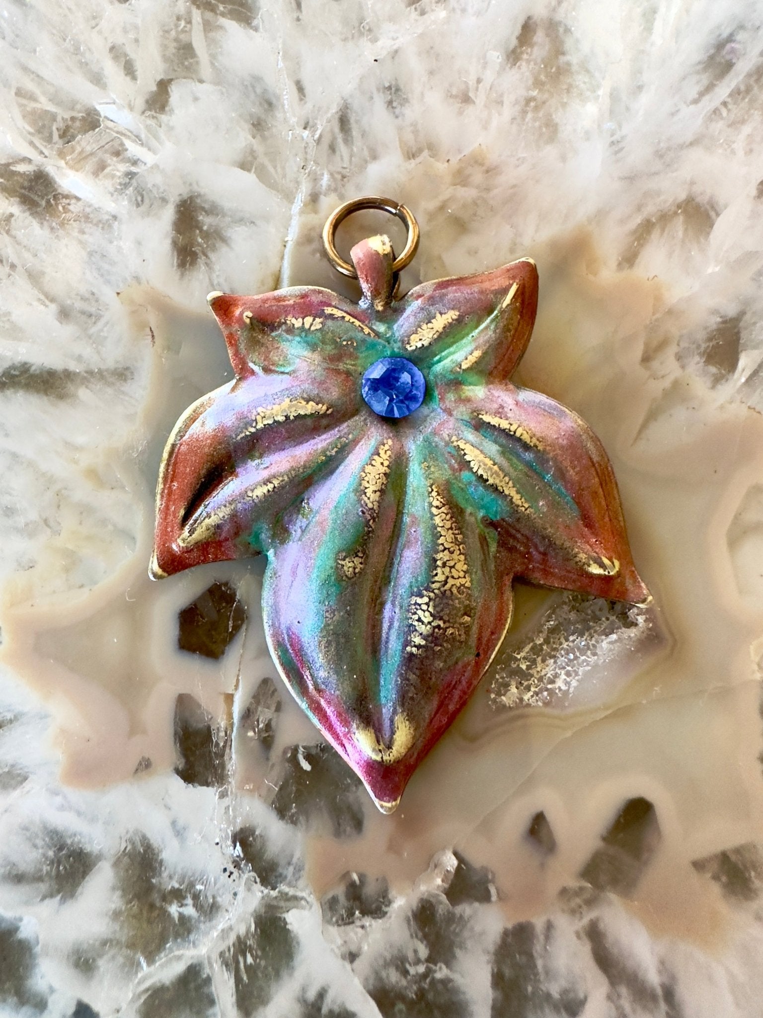 Hand Cold - Enameled Wind Dance Pendant - Vintaj Idaho Design - 7/26/2025 - Vintaj Live Shop ID