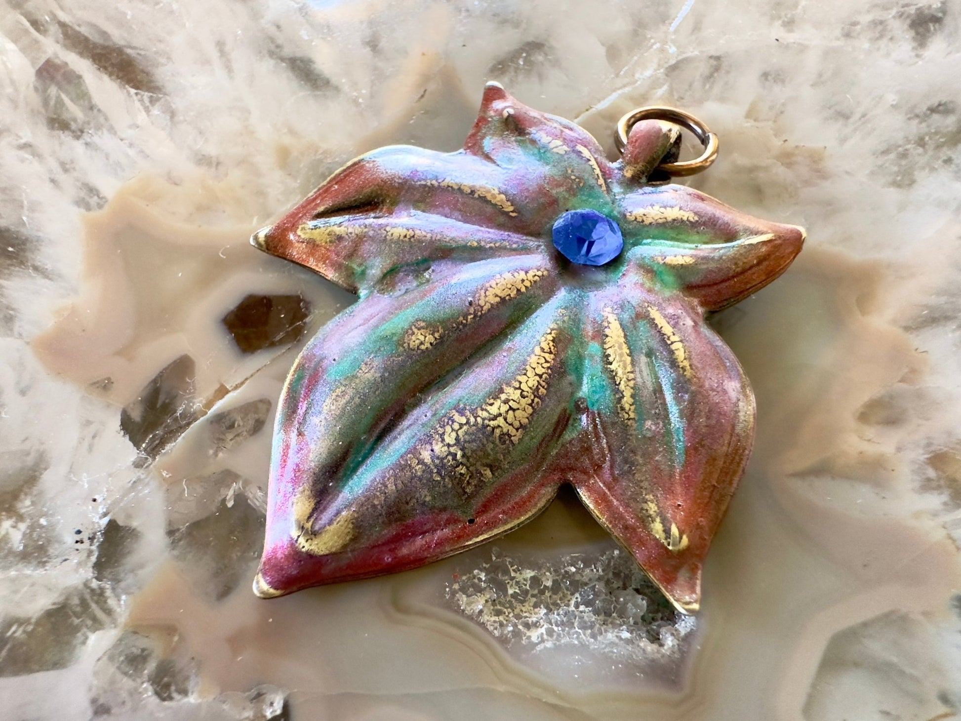 Hand Cold - Enameled Wind Dance Pendant - Vintaj Idaho Design - 7/26/2025 - Vintaj Live Shop ID