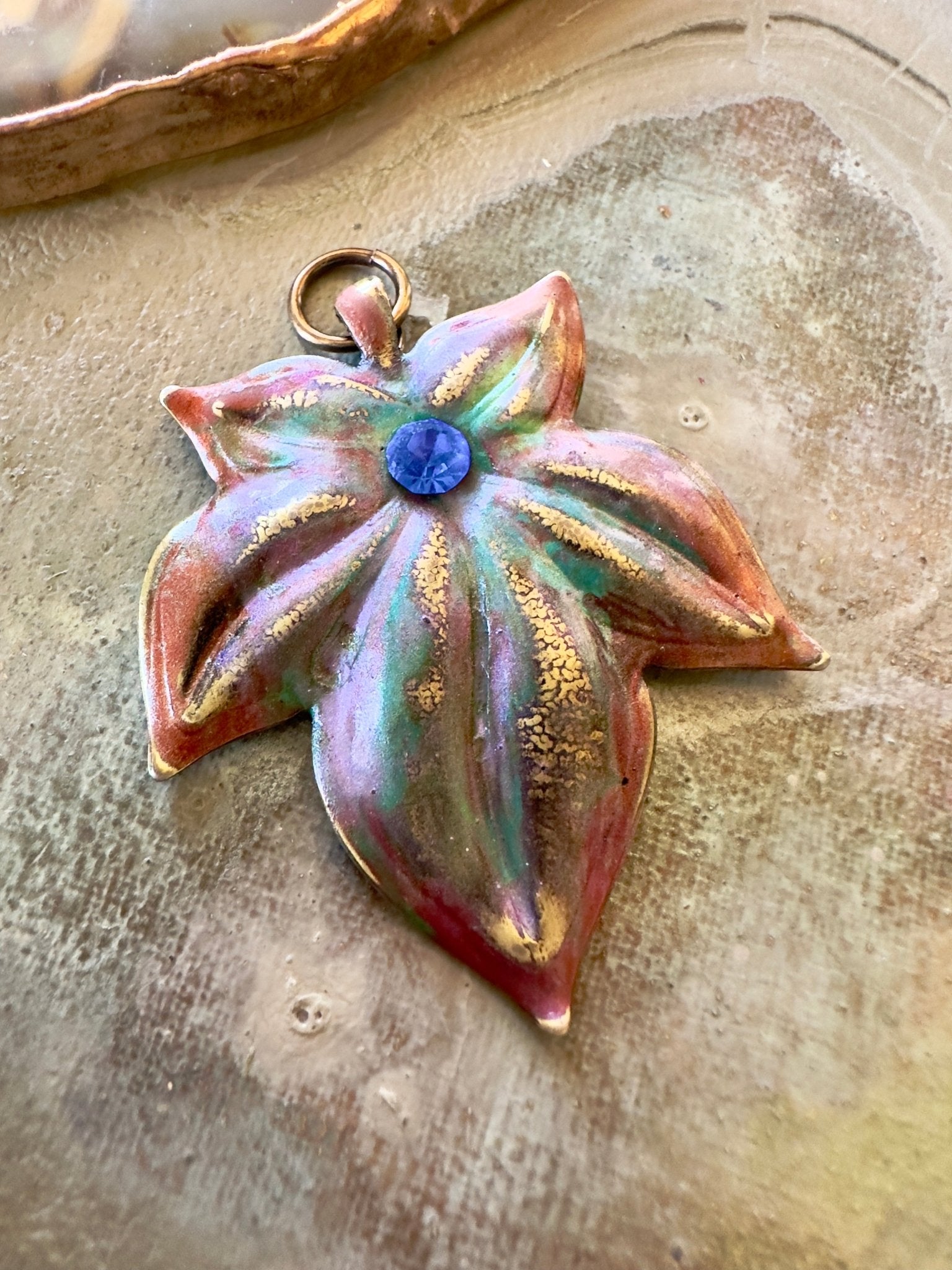 Hand Cold - Enameled Wind Dance Pendant - Vintaj Idaho Design - 7/26/2025 - Vintaj Live Shop ID