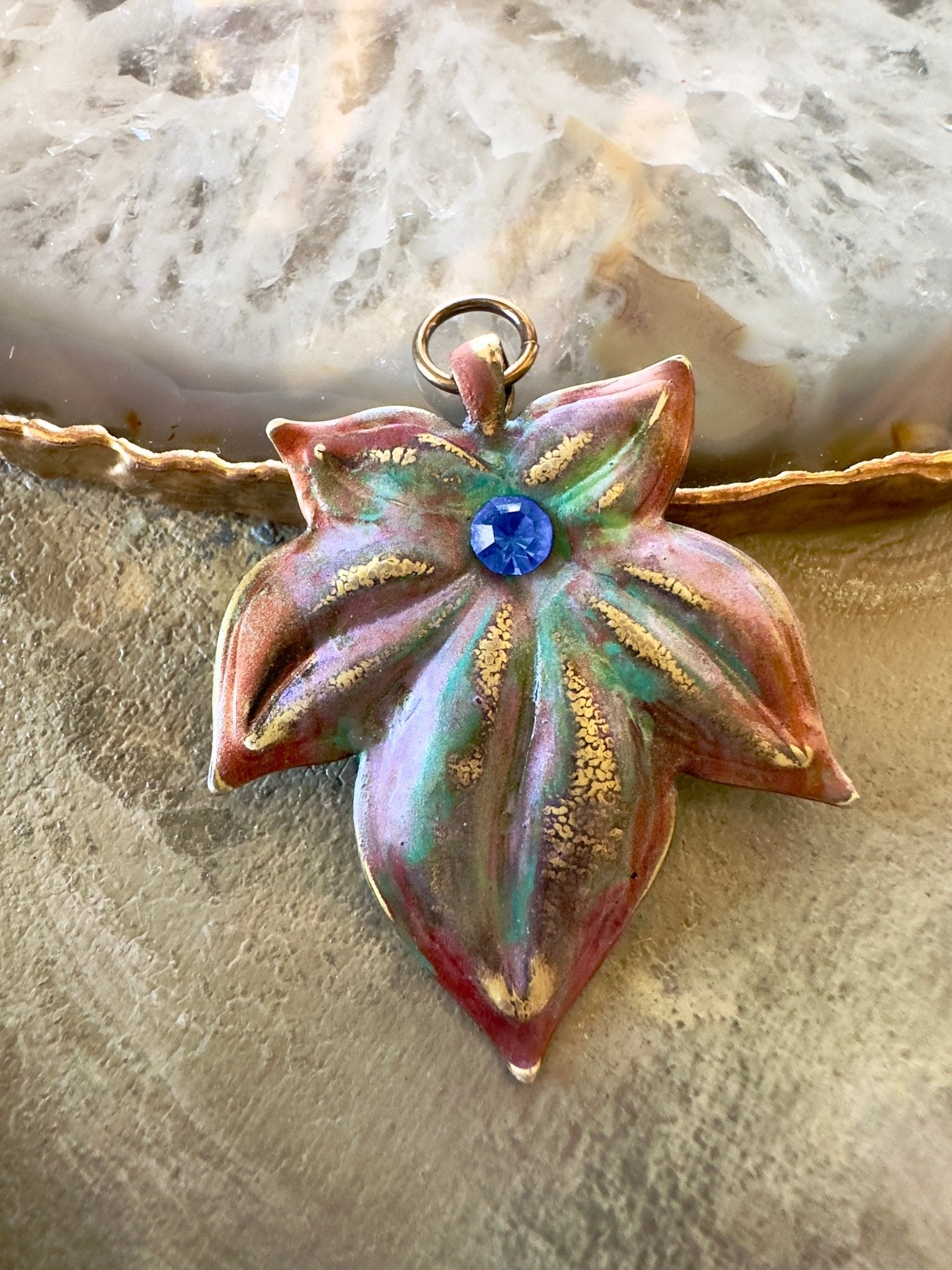 Hand Cold - Enameled Wind Dance Pendant - Vintaj Idaho Design - 7/26/2025 - Vintaj Live Shop ID