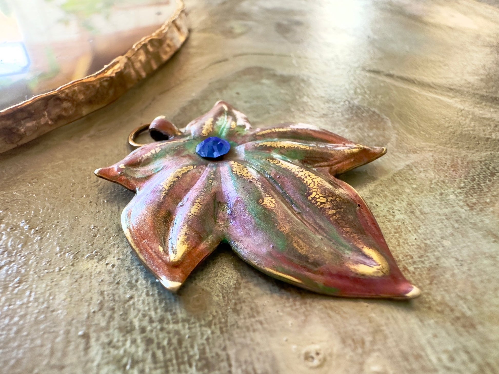 Hand Cold - Enameled Wind Dance Pendant - Vintaj Idaho Design - 7/26/2025 - Vintaj Live Shop ID