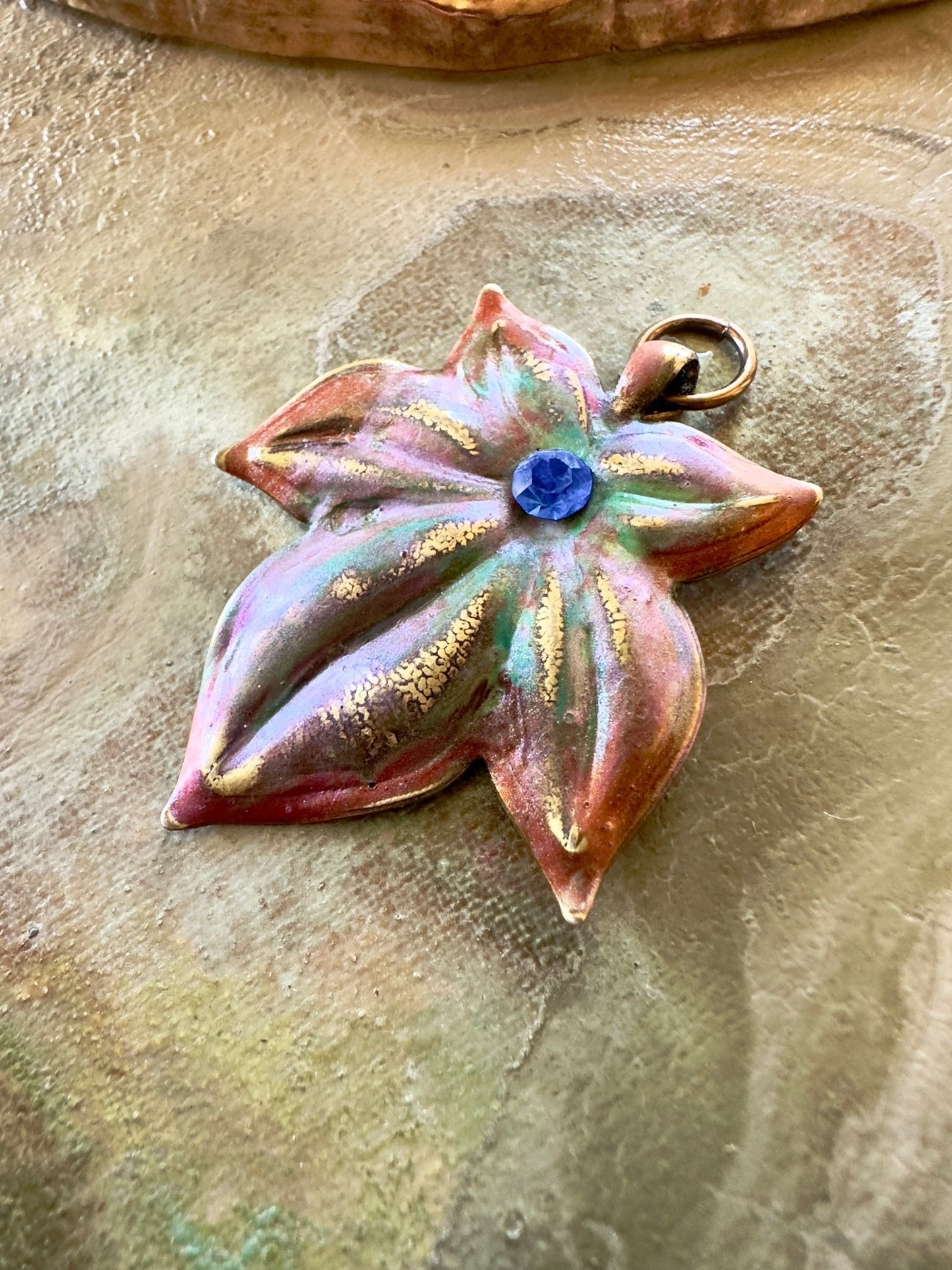 Hand Cold - Enameled Wind Dance Pendant - Vintaj Idaho Design - 7/26/2025 - Vintaj Live Shop ID