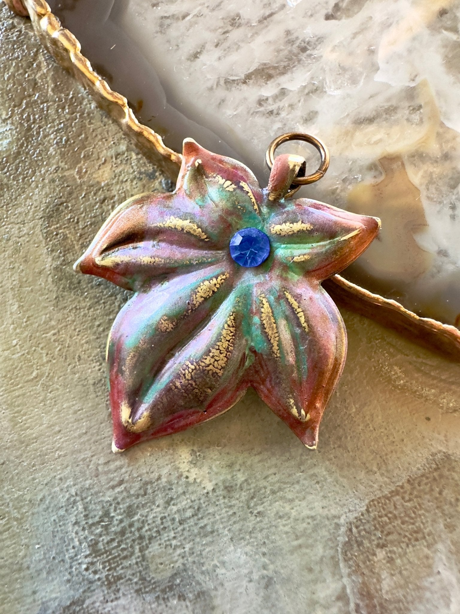 Hand Cold - Enameled Wind Dance Pendant - Vintaj Idaho Design - 7/26/2025 - Vintaj Live Shop ID