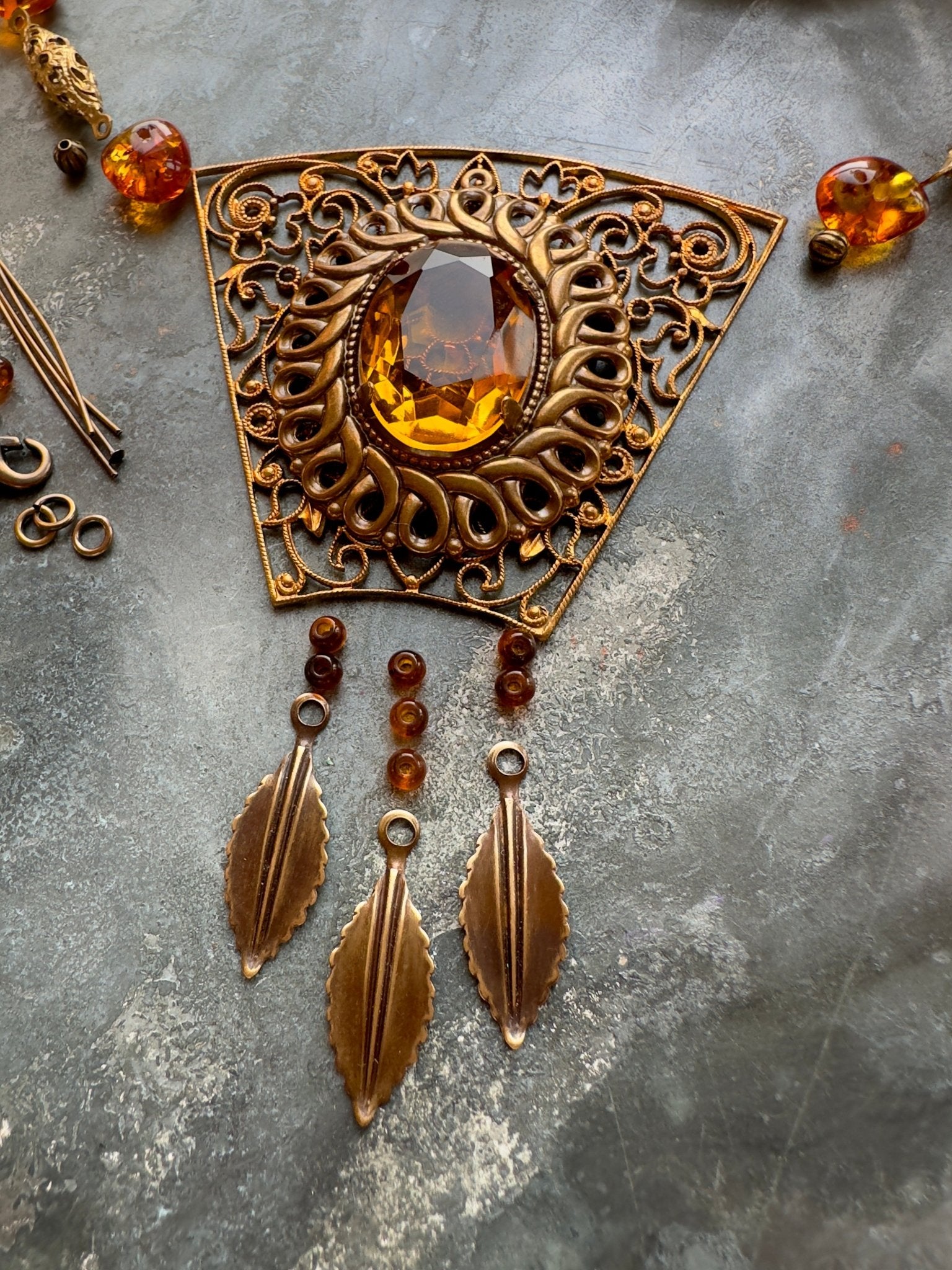 Jeweled Trellis - Necklace Kit - Vintaj Idaho Design - 9/10/2025 - Vintaj Live Shop ID
