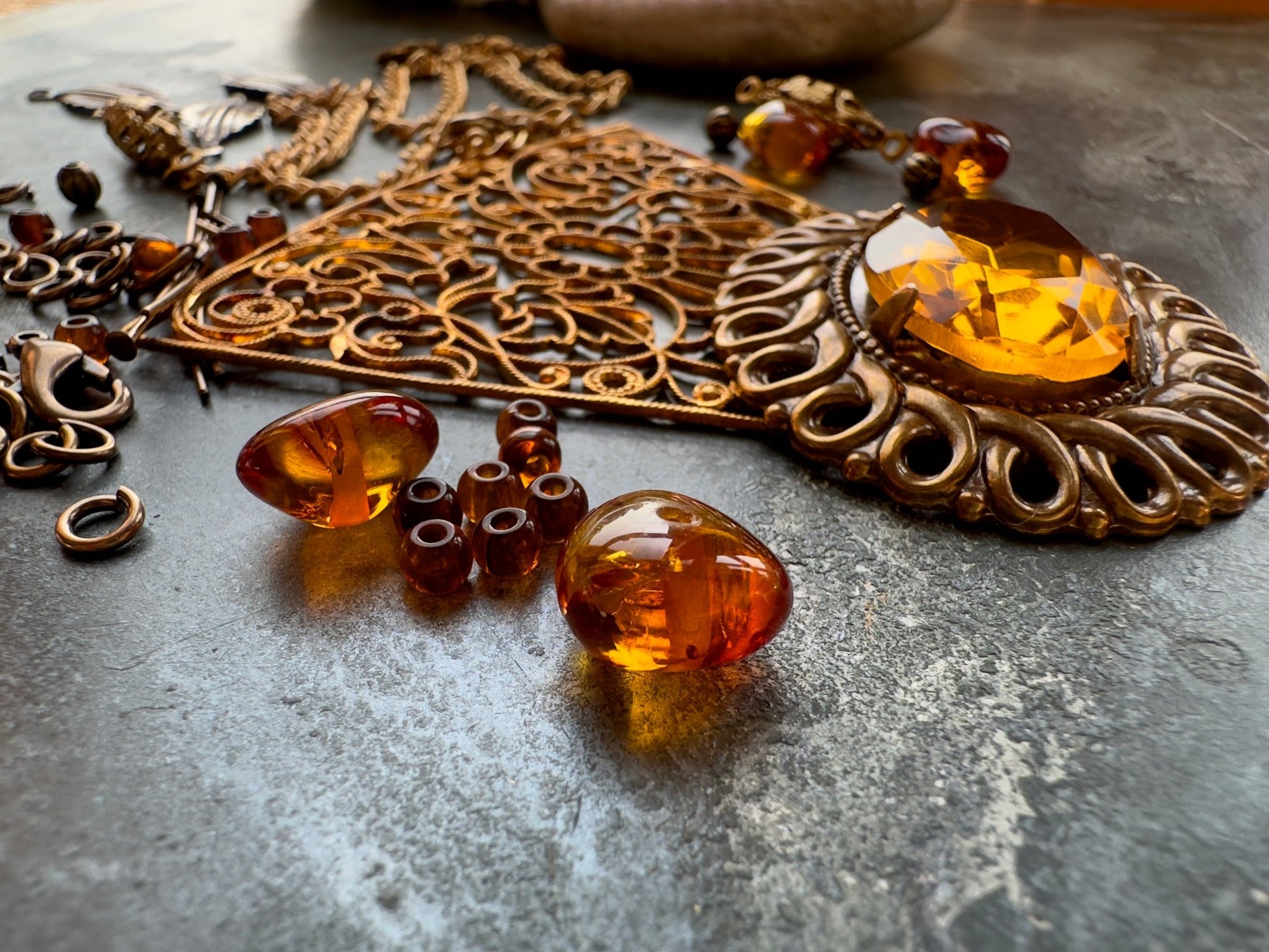 Jeweled Trellis - Necklace Kit - Vintaj Idaho Design - 9/10/2025 - Vintaj Live Shop ID