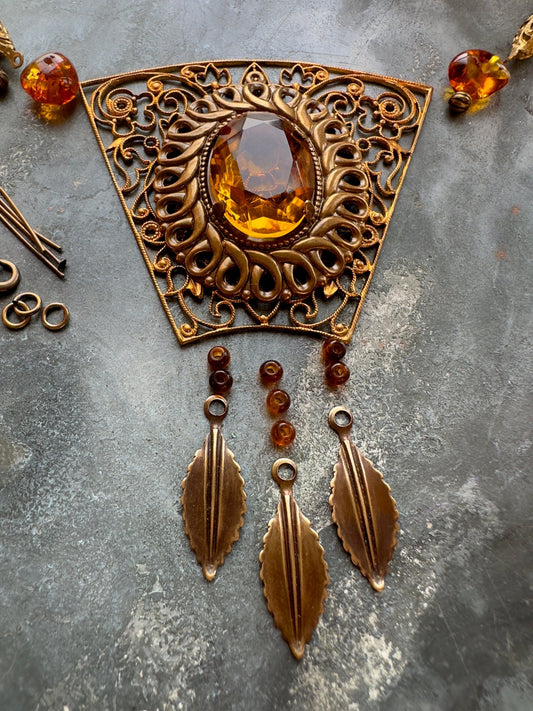 Jeweled Trellis - Necklace Kit - Vintaj Idaho Design - 9/10/2025 - Vintaj Live Shop ID