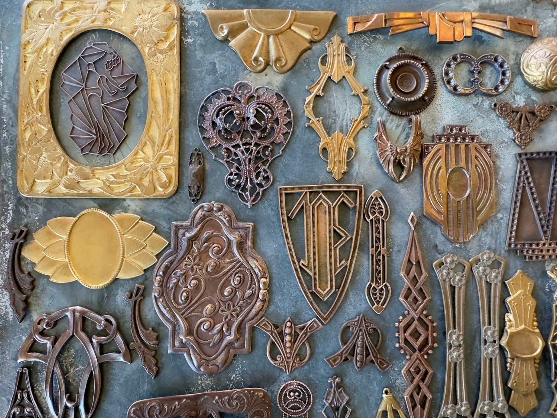 Kari Moore Custom Art Deco Rare Vintage Filigree Lot - 7/24/25 - Vintaj Live Shop ID