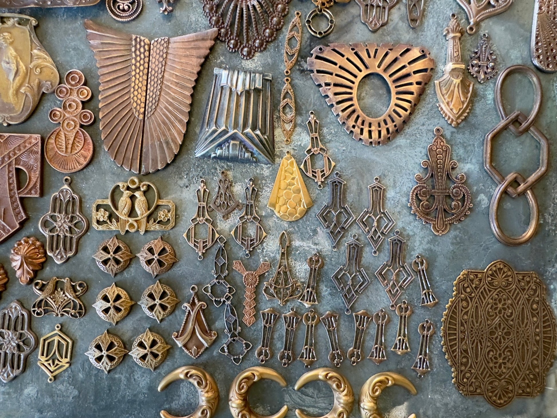 Kari Moore Custom Art Deco Rare Vintage Filigree Lot - 7/24/25 - Vintaj Live Shop ID