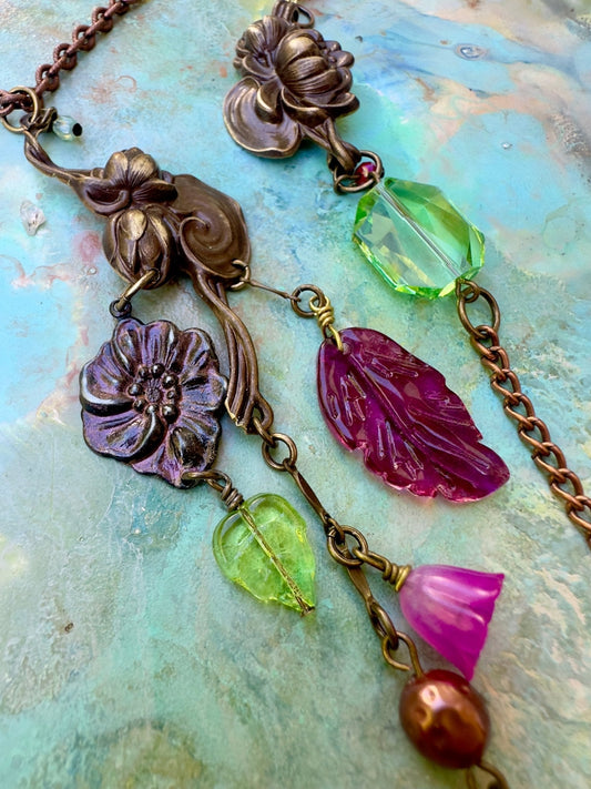 Lilypad Reflection - Mariposa Bloom Collection - Necklace Earrings Kit - Vintaj Design - 5/9/2025 - Vintaj Live Shop ID