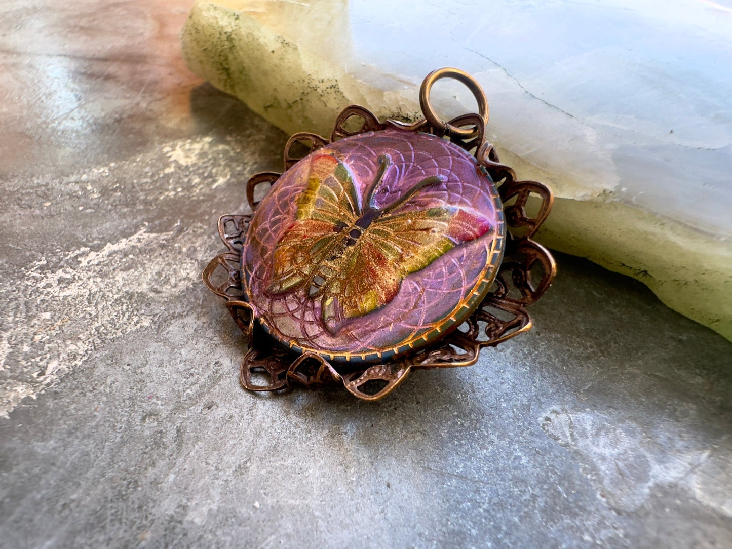Mariposa Dream - Vintage Pendant Kit - Vintaj Idaho Design - 10/8/2025 - Vintaj Live Shop ID