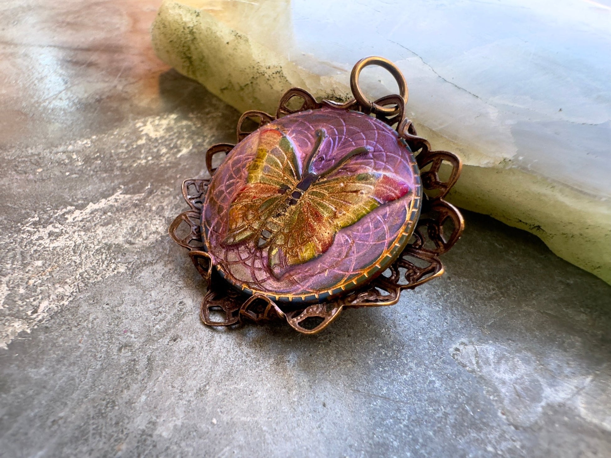 Mariposa Dream - Vintage Pendant Kit - Vintaj Idaho Design - 10/8/2025 - Vintaj Live Shop ID