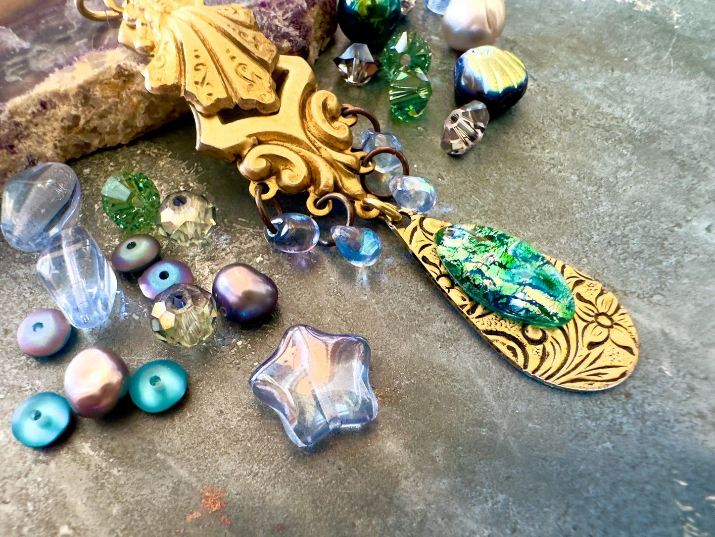 Merfolk Sea - Pendant & Bead Mix - Idaho Vintaj Design - 8/8/2025 - Vintaj Live Shop ID