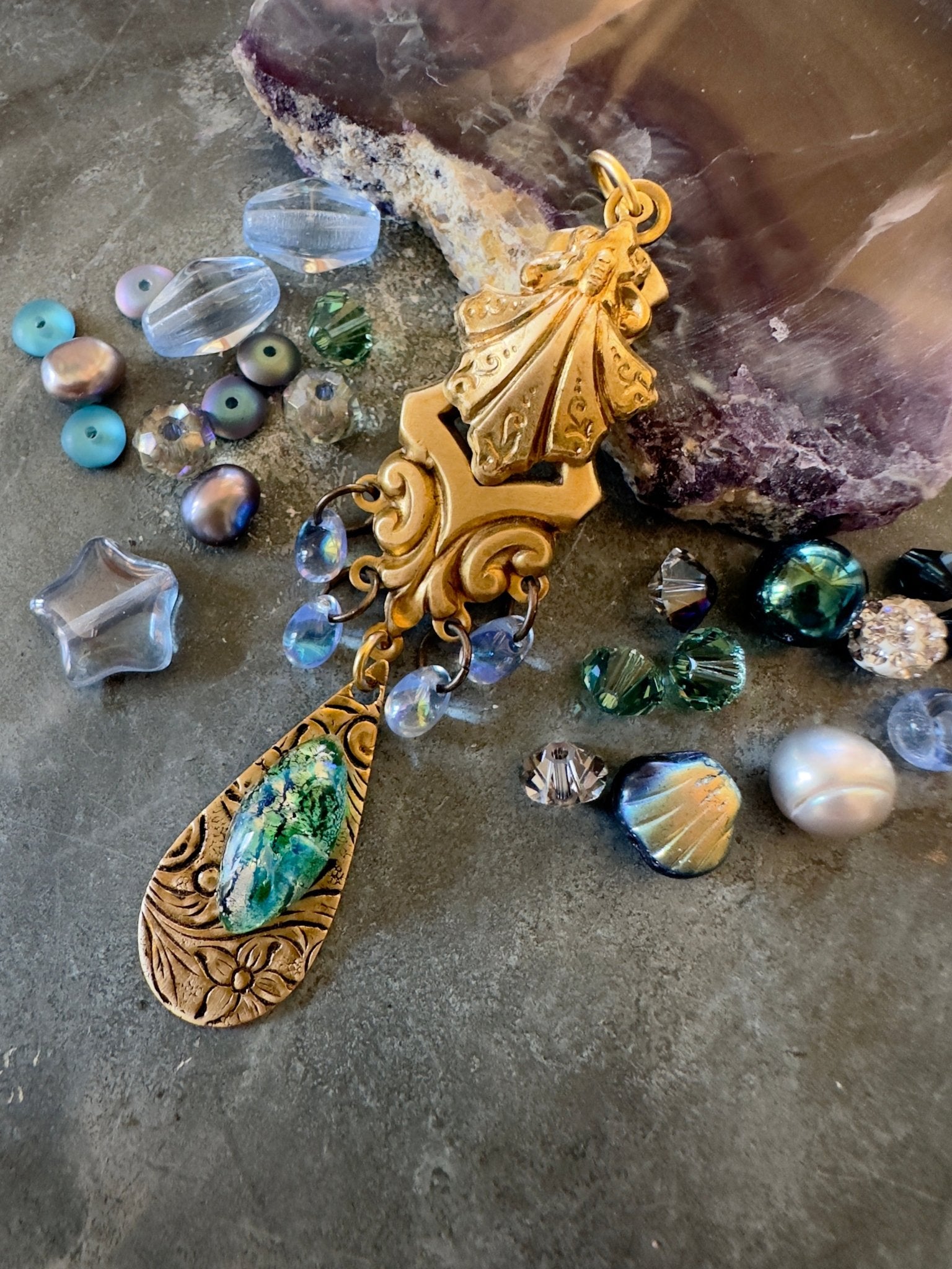 Merfolk Sea - Pendant & Bead Mix - Idaho Vintaj Design - 8/8/2025 - Vintaj Live Shop ID