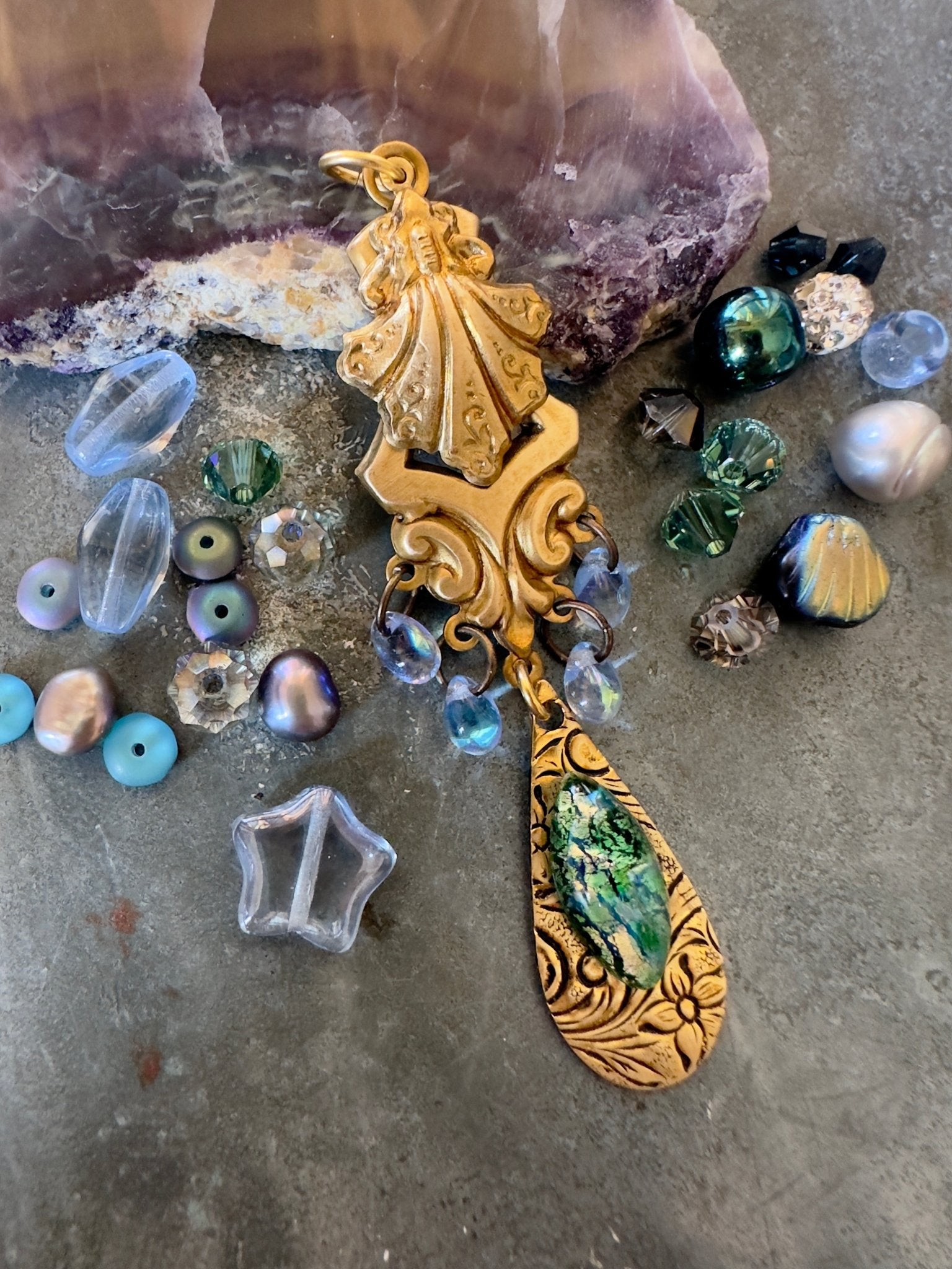 Merfolk Sea - Pendant & Bead Mix - Idaho Vintaj Design - 8/8/2025 - Vintaj Live Shop ID