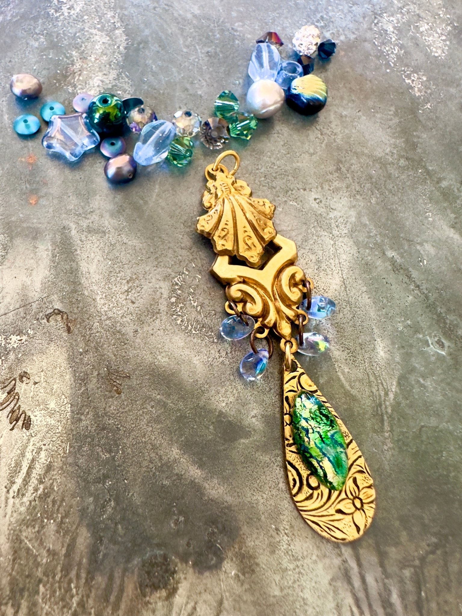 Merfolk Sea - Pendant & Bead Mix - Idaho Vintaj Design - 8/8/2025 - Vintaj Live Shop ID