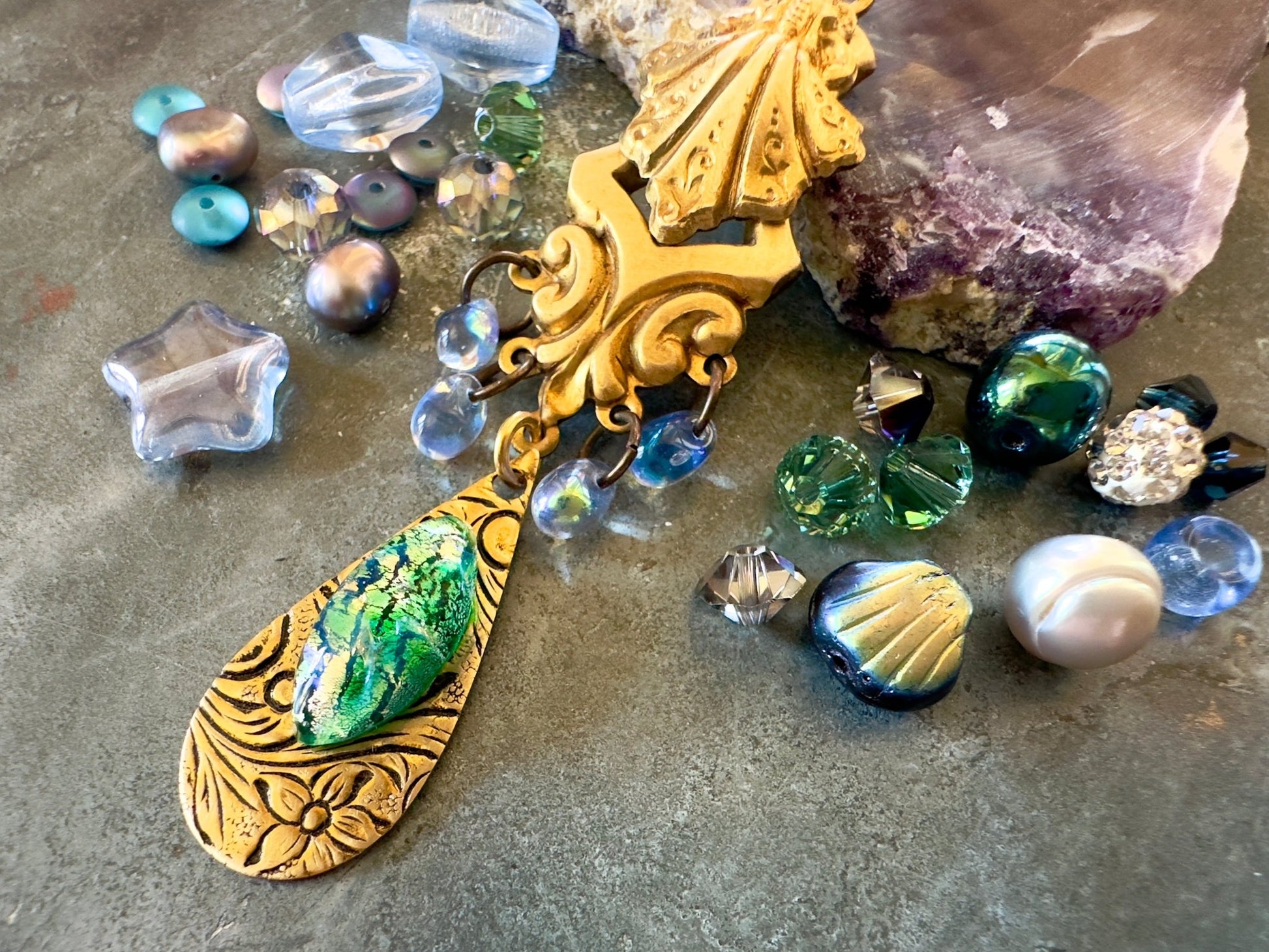 Merfolk Sea - Pendant & Bead Mix - Idaho Vintaj Design - 8/8/2025 - Vintaj Live Shop ID