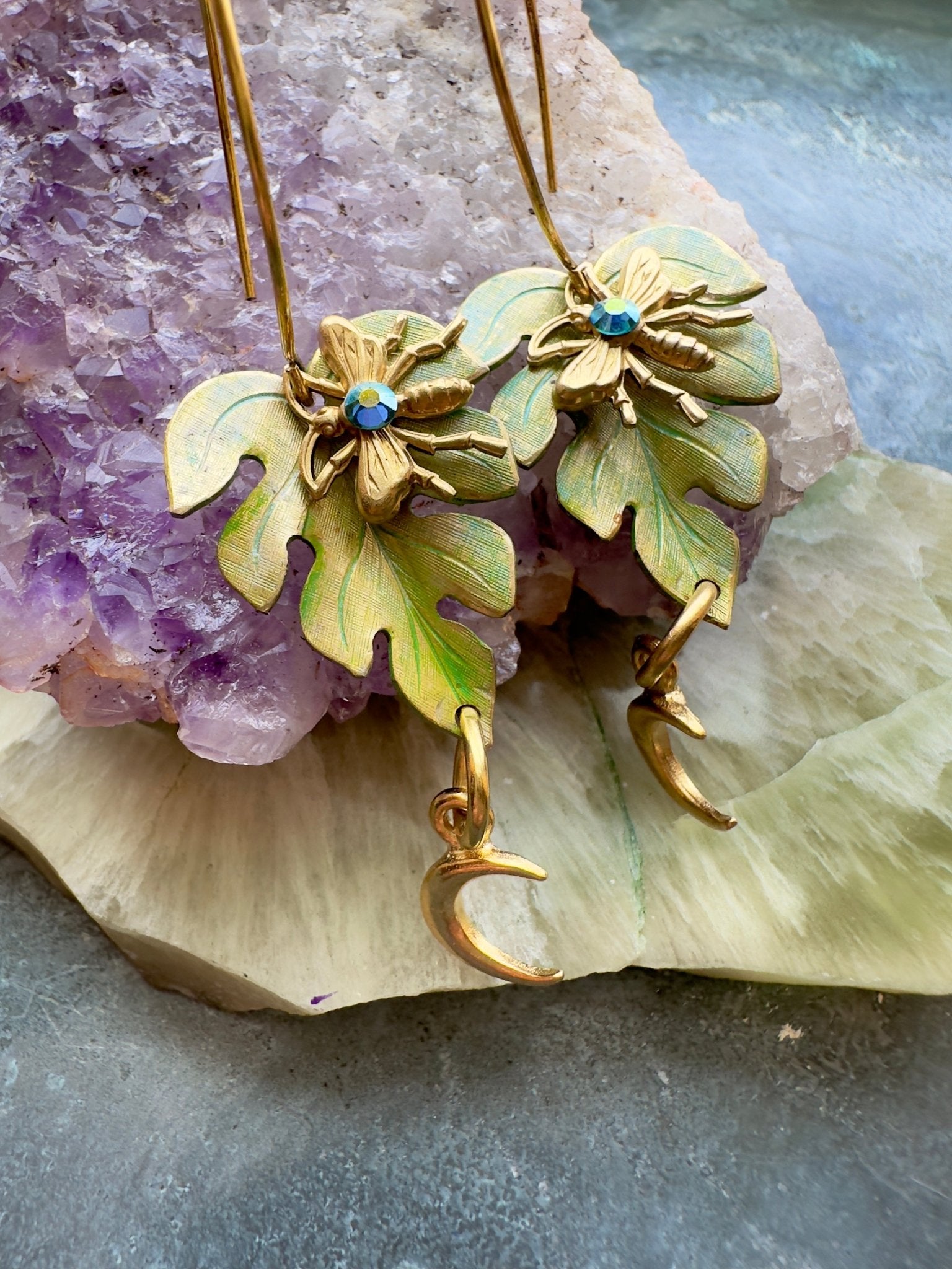 Moonlight Keeper - Earrings Kit - Vintaj Idaho Design - 8/6/2025 - Vintaj Live Shop ID