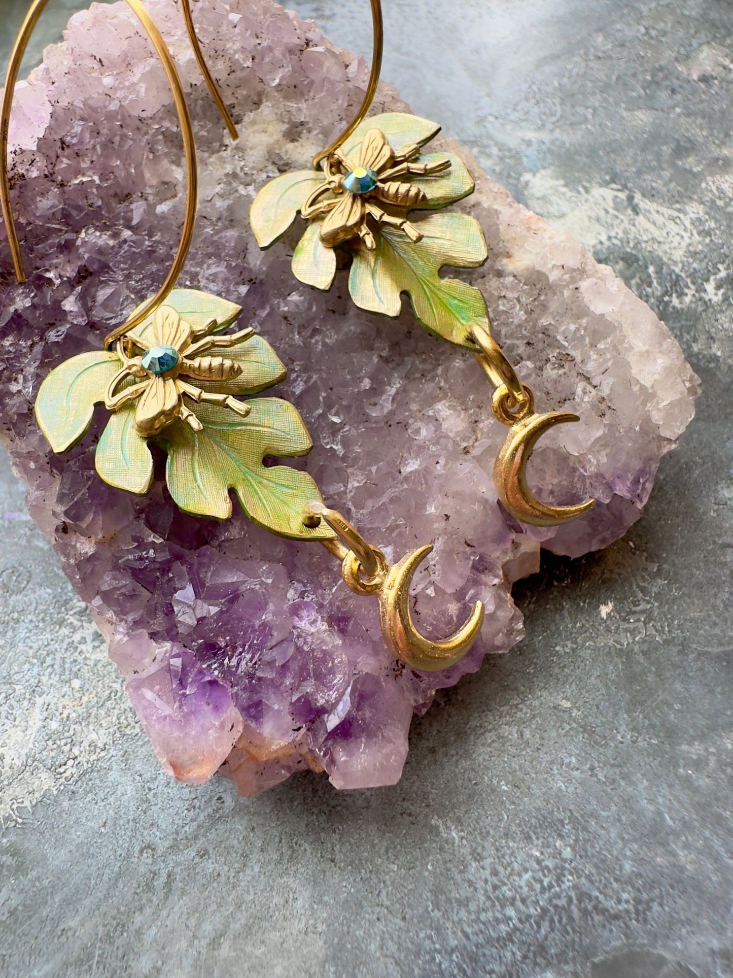 Moonlight Keeper - Earrings Kit - Vintaj Idaho Design - 8/6/2025 - Vintaj Live Shop ID