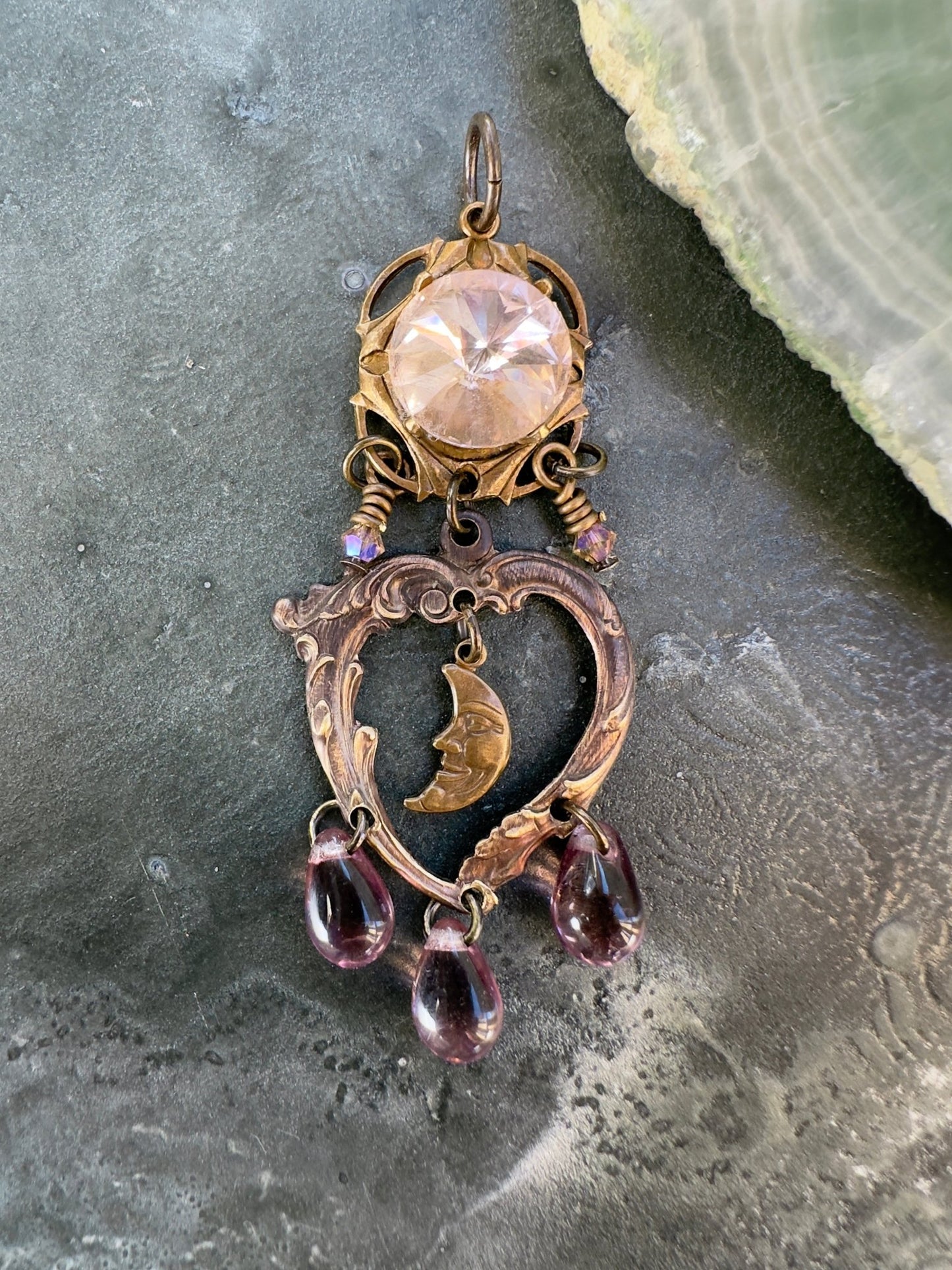 Moonlit Romance - Vintage Pendant Kit - Vintaj Idaho Design - 10/29/2025 - Vintaj Live Shop ID