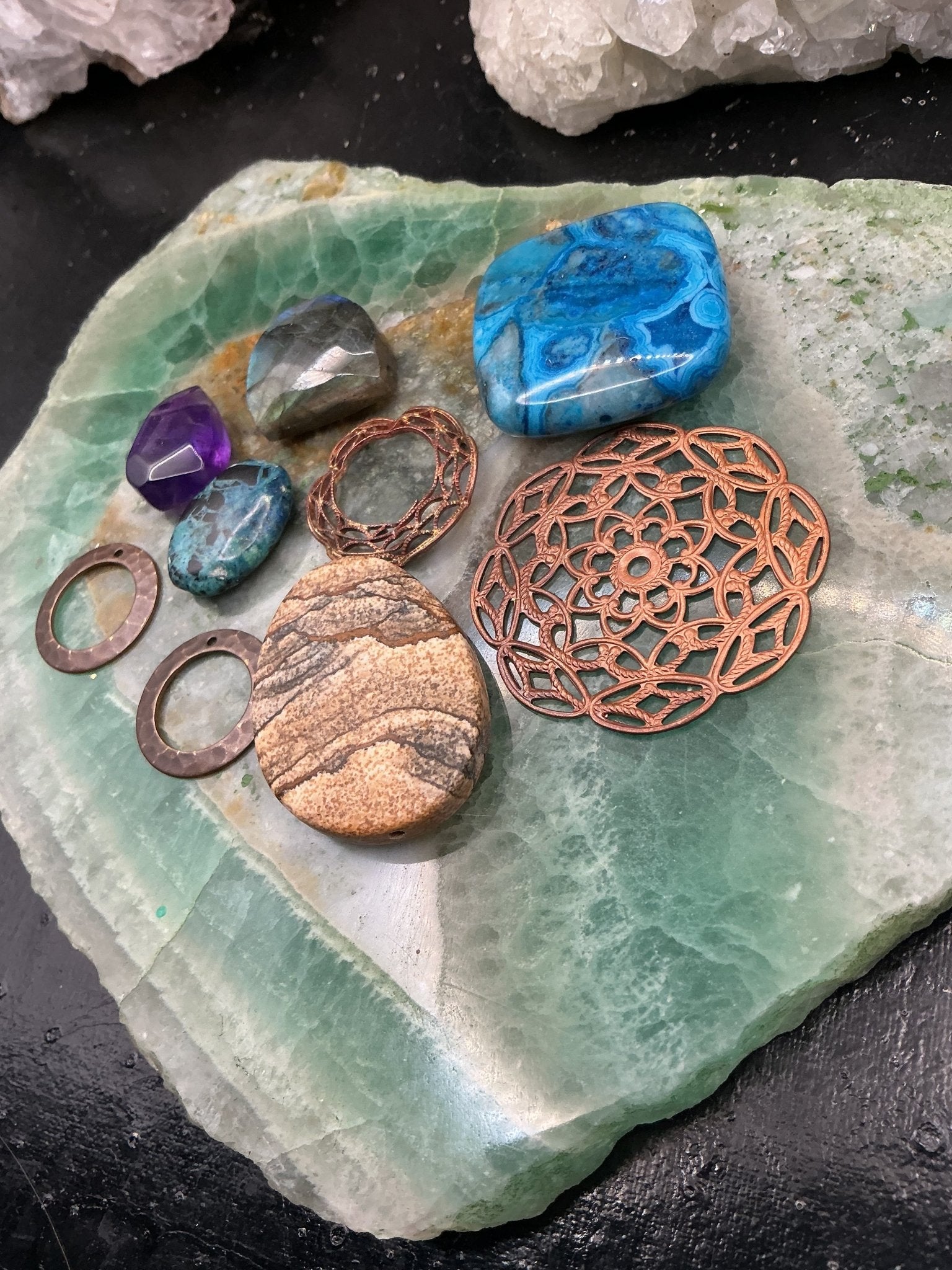 Mystic Relics Vintage Stone and Filigree Collection - VLS Idaho - 8/13/26 - Vintaj Live Shop ID