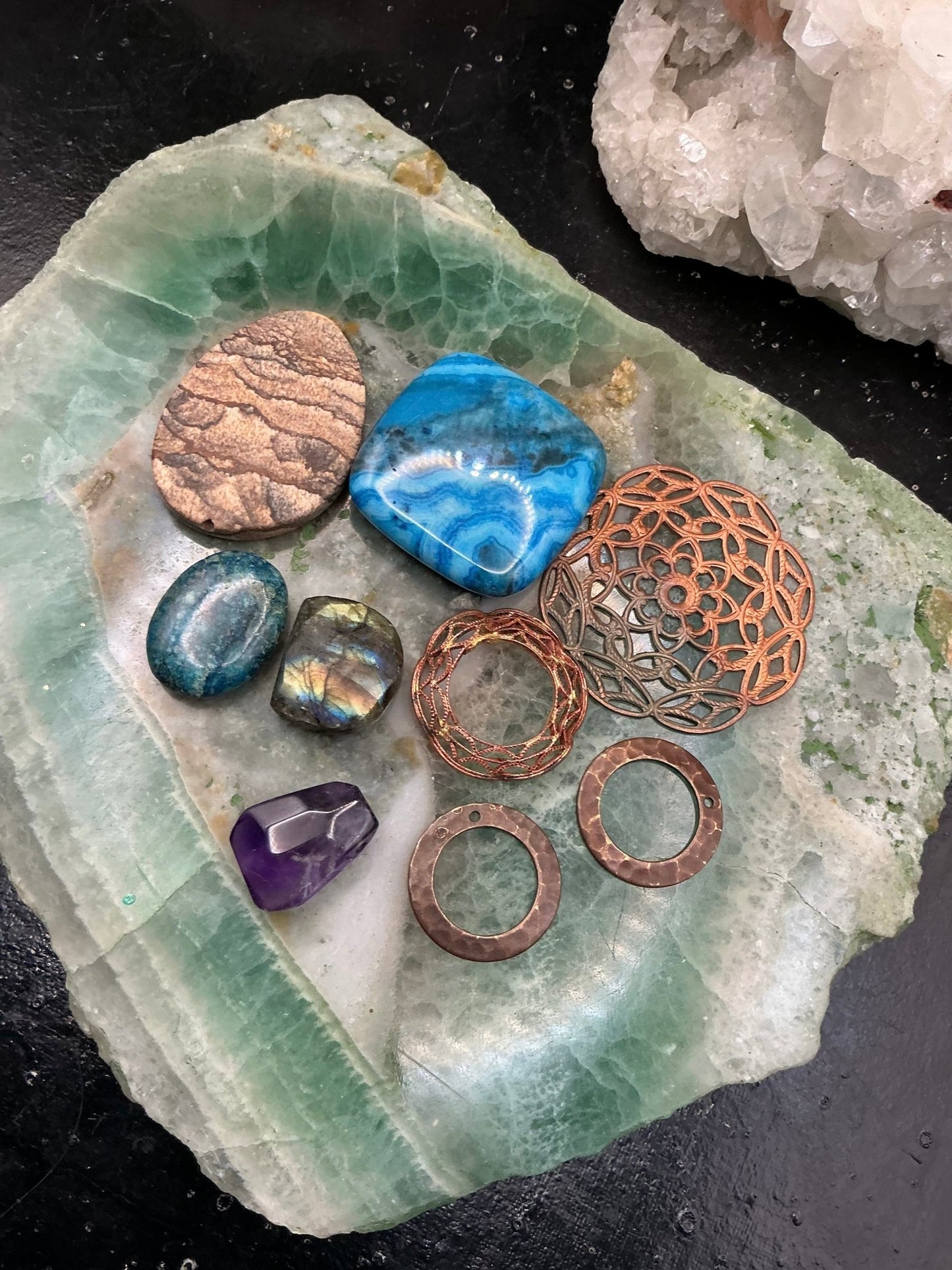 Mystic Relics Vintage Stone and Filigree Collection - VLS Idaho - 8/13/26 - Vintaj Live Shop ID